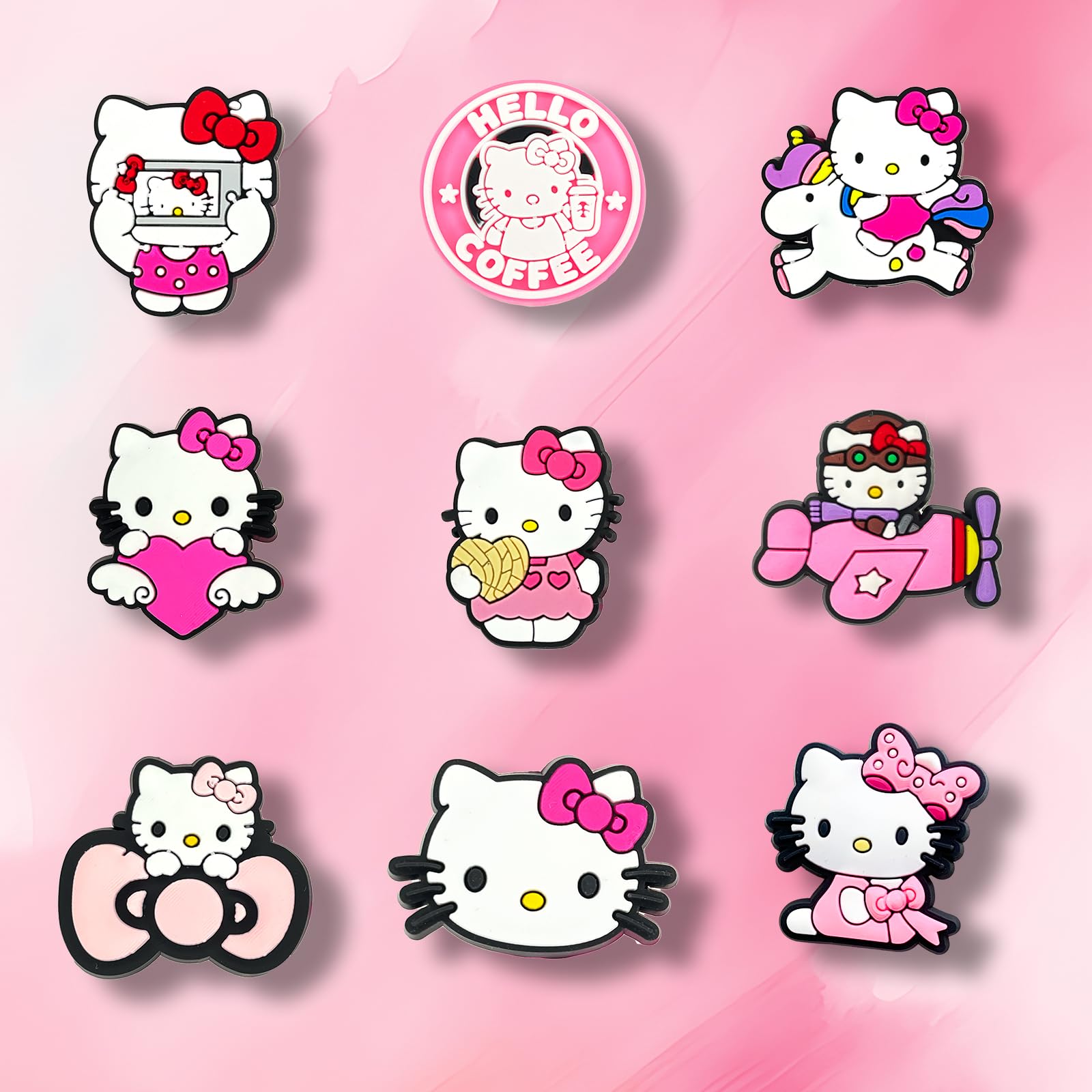Cute Cartoon Shoe Charms for Clog Slides Sandals - Adorable Shoe Accessories for Girls & Women - Perfect for Parties, Gifts & Summer Fashion