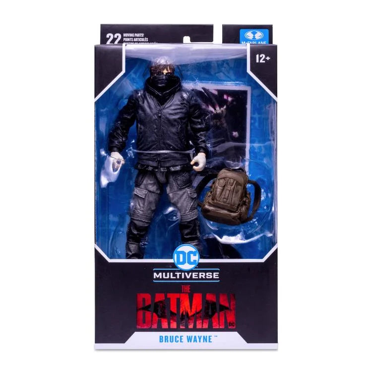 Bruce Wayne Drifter Action Figure - The Batman DC Multiverse Collectible by McFarlane Toys | Perfect for DC Fans, Collectors & Display Cases