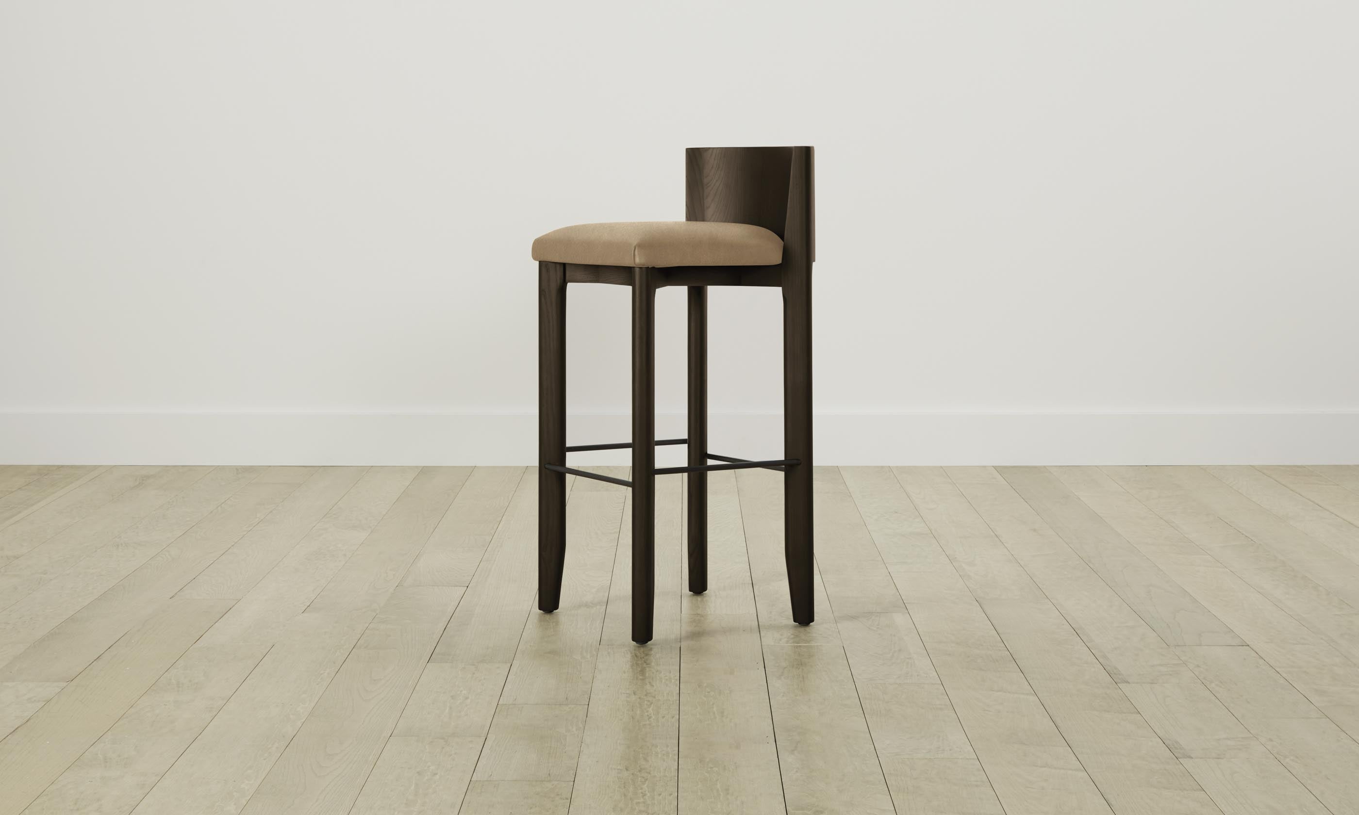 Premium Tuscan Leather Bar & Counter Stool - The Delancey - Modern Kitchen & Dining Room Stool for Home, Bar, and Restaurant Use