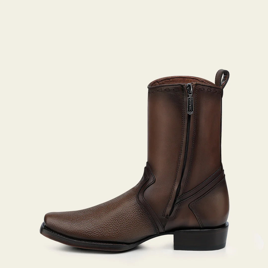 1J3FRS Cuadra Men's Honey Dress Cowboy Boots - Genuine Cowhide Leather Western Boots for Riding, Dancing & Country Style Outfits