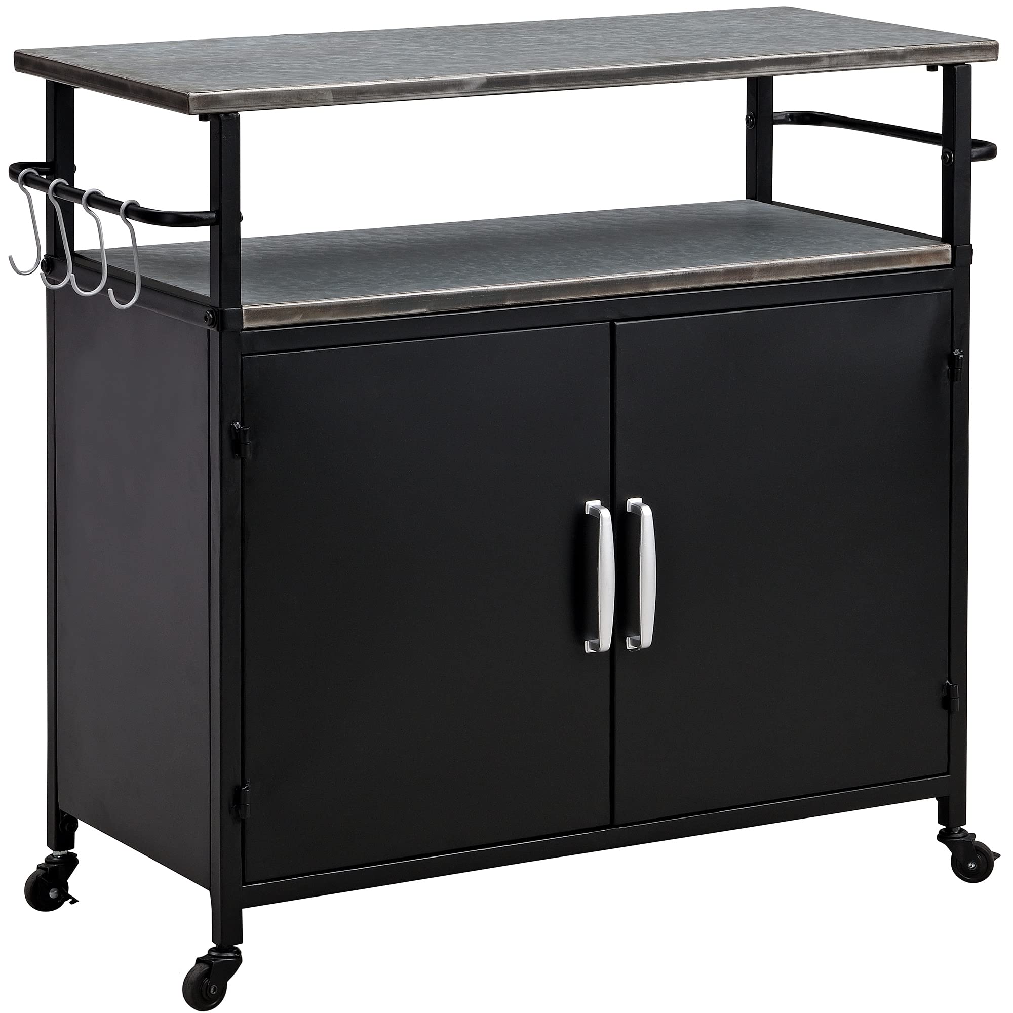 FirsTime & Co. Black Davidson Outdoor Grill Cart - 31.5