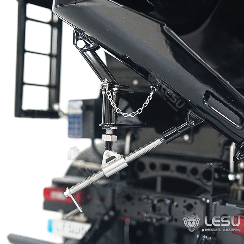 LESU 1/14 Scale 6x6 Metal RC Concrete Mixer Truck with LED Lights, Sound System & Servo - Ready-to-Assemble Chassis for Hobbyists & Collectors - Perfect for Construction Site Play, RC Racing & Model Displays