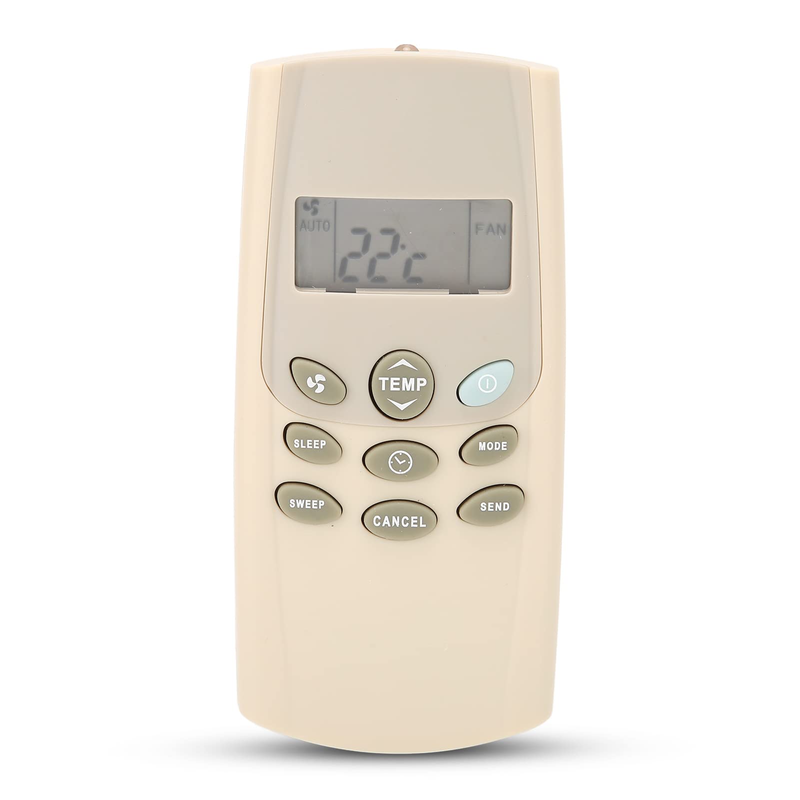 Universal Air Conditioner Remote Control for Walton & Carrier AC Units - Replacement AC Remote with LCD Display (2 AAA Batteries Not Included) - Perfect for Home, Office & Hotel Use