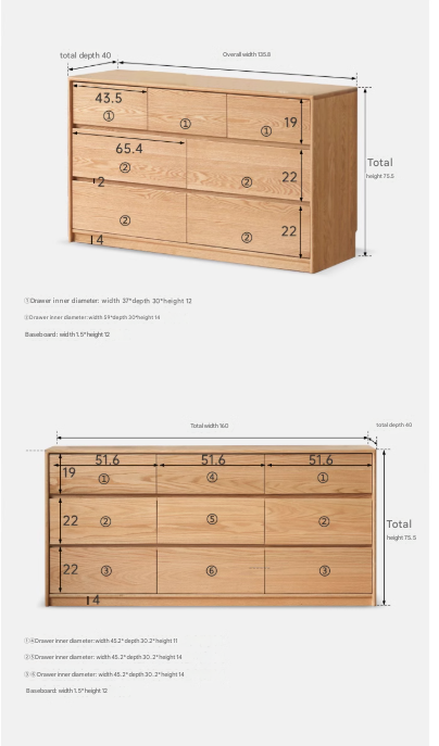 Solid Oak & Black Walnut Wood Storage Drawer - Handcrafted Wooden Organizer for Bedroom, Office, or Kitchen - Perfect for Jewelry, Utensils & Home Organization