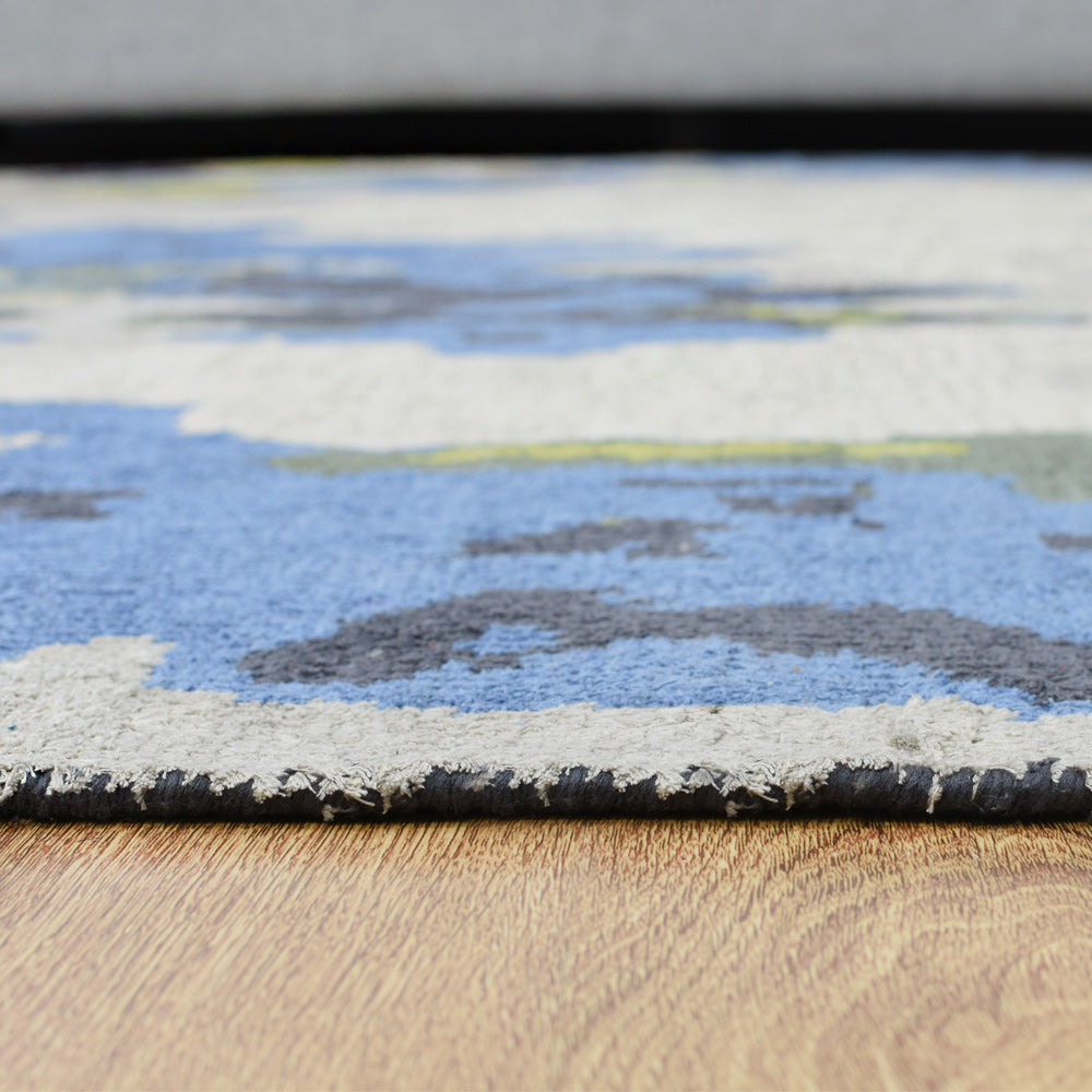 Hand Knotted Rhapsody Area Rug - Premium Wool Persian Style Carpet for Living Room, Bedroom & Dining Room Decor