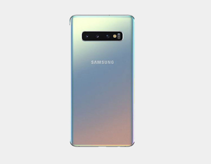 Samsung Galaxy S10 SM-G973F/DS 128GB 8GB RAM Dual SIM Factory Unlocked Smartphone - Prism Silver | International Version | Perfect for Travel, Business & Global Use