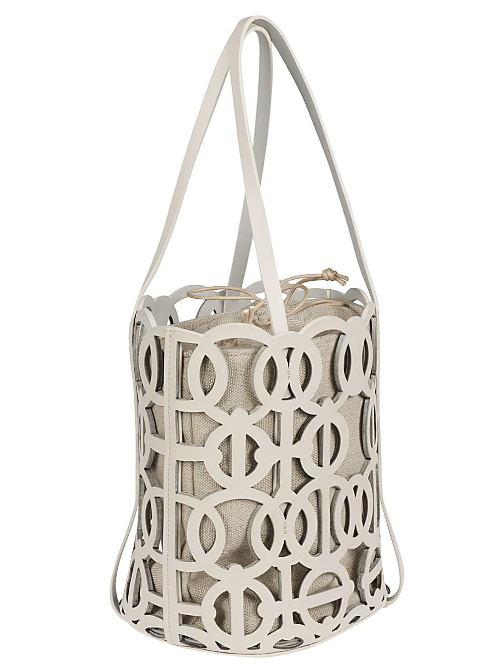 Anita Bilardi Women's Shoulder Bag - Stylish Beige Leather Handbag for Work, Travel & Everyday Use