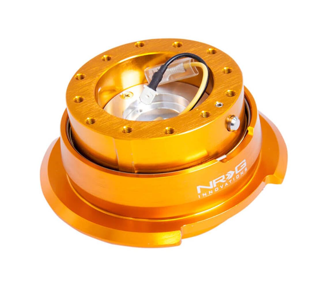 NRG Innovations SRK-280RG Quick Release Steering Wheel Hub Adapter Kit - Rose Gold Finish with Rose Gold Quick Release Ring - Perfect for Racing, Drifting & Car Enthusiasts