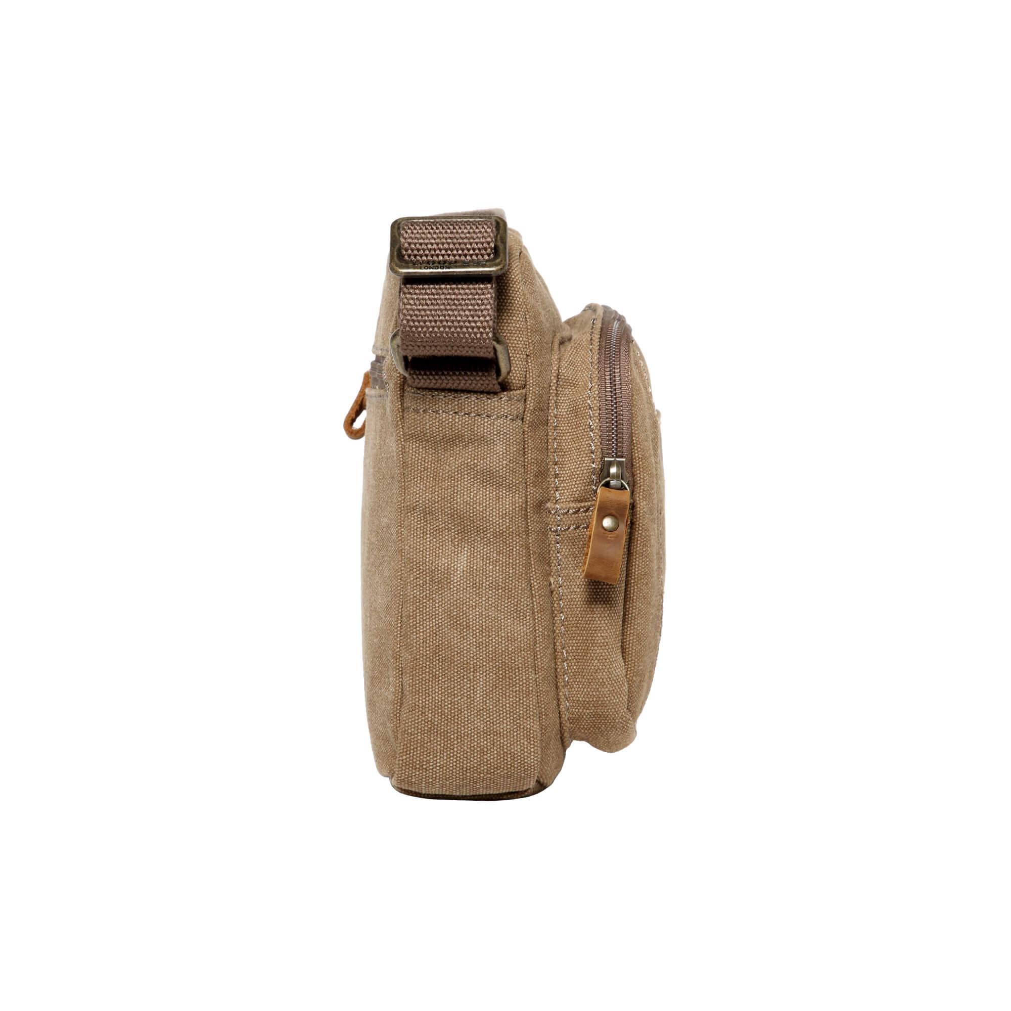 Troop London Classic Canvas Crossbody Bag for Women & Men - Stylish & Durable Shoulder Bag for Travel, Work & Everyday Use