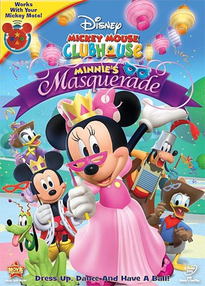 Minnie's Masquerade Costume Dress for Kids - Mickey Mouse Clubhouse Inspired Outfit for Halloween, Birthday Parties & Dress-Up Play