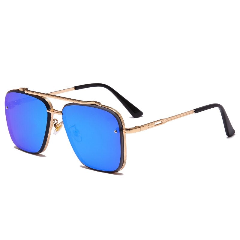 Cool Men's Driving Sunglasses - UV Protection Polarized Gradient Brown Lenses for Summer Style | Perfect for Road Trips, Beach & Outdoor Activities