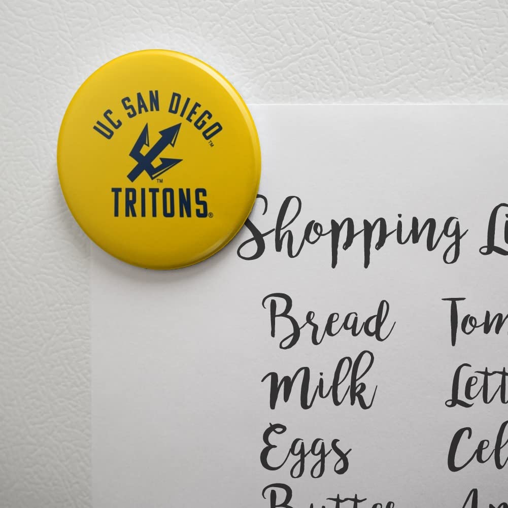 UC San Diego Tritons Kitchen Refrigerator Locker Button Magnet - Perfect for Dorm Room Decor, Office Fridge, and College Spirit Accessories