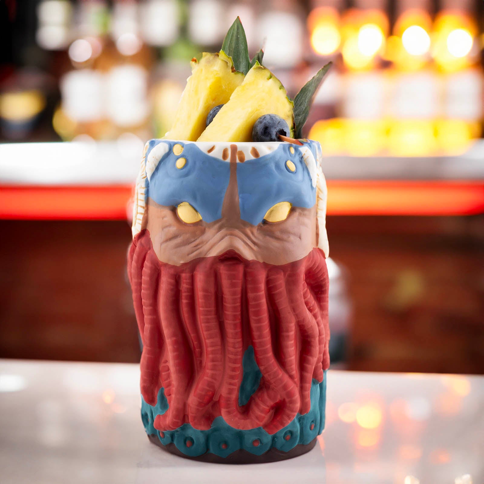 BarConic® Viking Tiki Mug - Handcrafted Ceramic Drinking Cup for Tropical Cocktails, Party Decor & Home Bar Accessories | Perfect for Luau, Themed Parties & Summer Gatherings