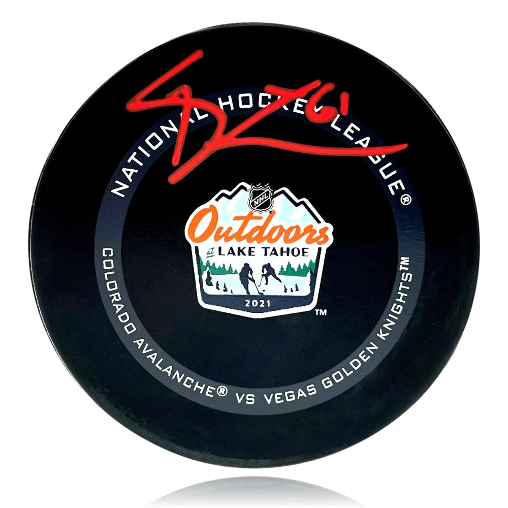 Mark Stone Autographed Vegas Golden Knights NHL Hockey Puck - Lake Tahoe Outdoors Game 2/20/21 - IGM COA Certified - Perfect for Hockey Fans & Collectors - Display in Home Office or Man Cave