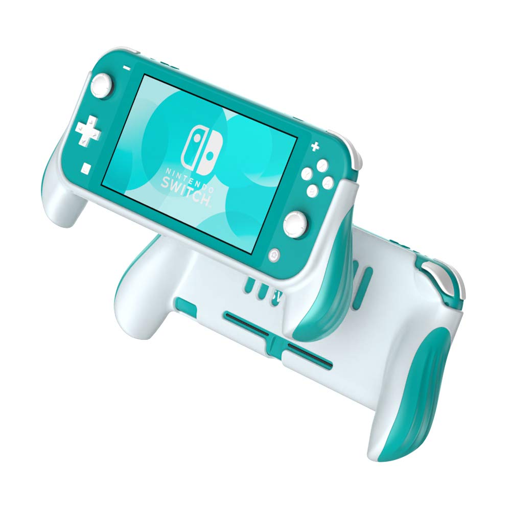 Ergonomic Grip Case for Nintendo Switch Lite - Comfortable Hand Grips & Protective Cover, Compatible Accessories for Nintendo Switch Lite (Green) - Perfect for Gaming, Travel & Long Play Sessions