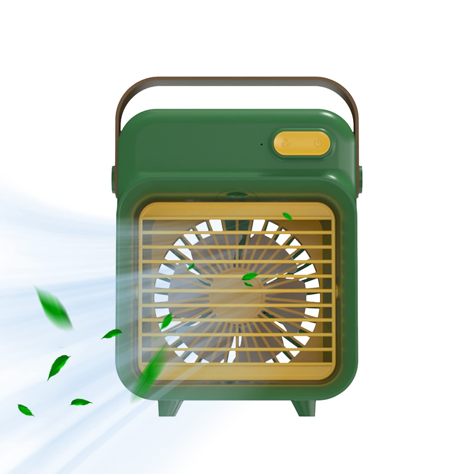 **EDHITNR Portable Air Cooler - 2023 Upgraded USB Evaporative Air Conditioner Fan for Home, Office, Desktop & Camping | Personal Cooling with 3 Speeds | Quiet & Energy Efficient | Perfect for Indoor, Outdoor & Travel Use (Green)**