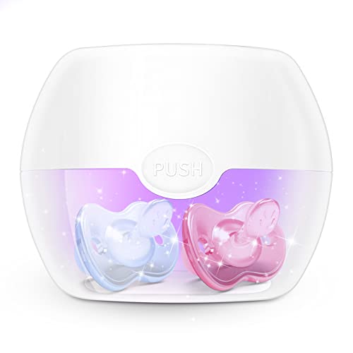 TAISHAN Portable UV Sterilizer Case - 99.99% Germ-Killing Denture Cleaner | Compact UVC Sanitizer for Pacifiers, Baby Toys, Toothbrush Heads & Invisalign | Perfect for Travel, Home & Daily Hygiene