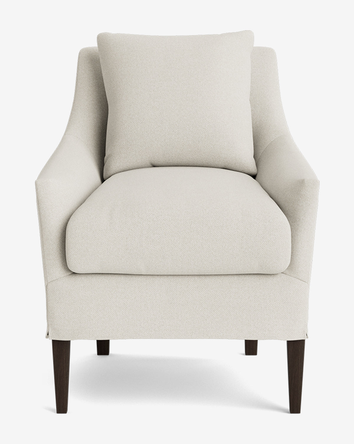 Sascha Slipcover Dining Chair - Washable Upholstered Seat Cover - Modern Farmhouse Style for Kitchen, Dining Room & Office - Comfortable & Stylish Home Decor