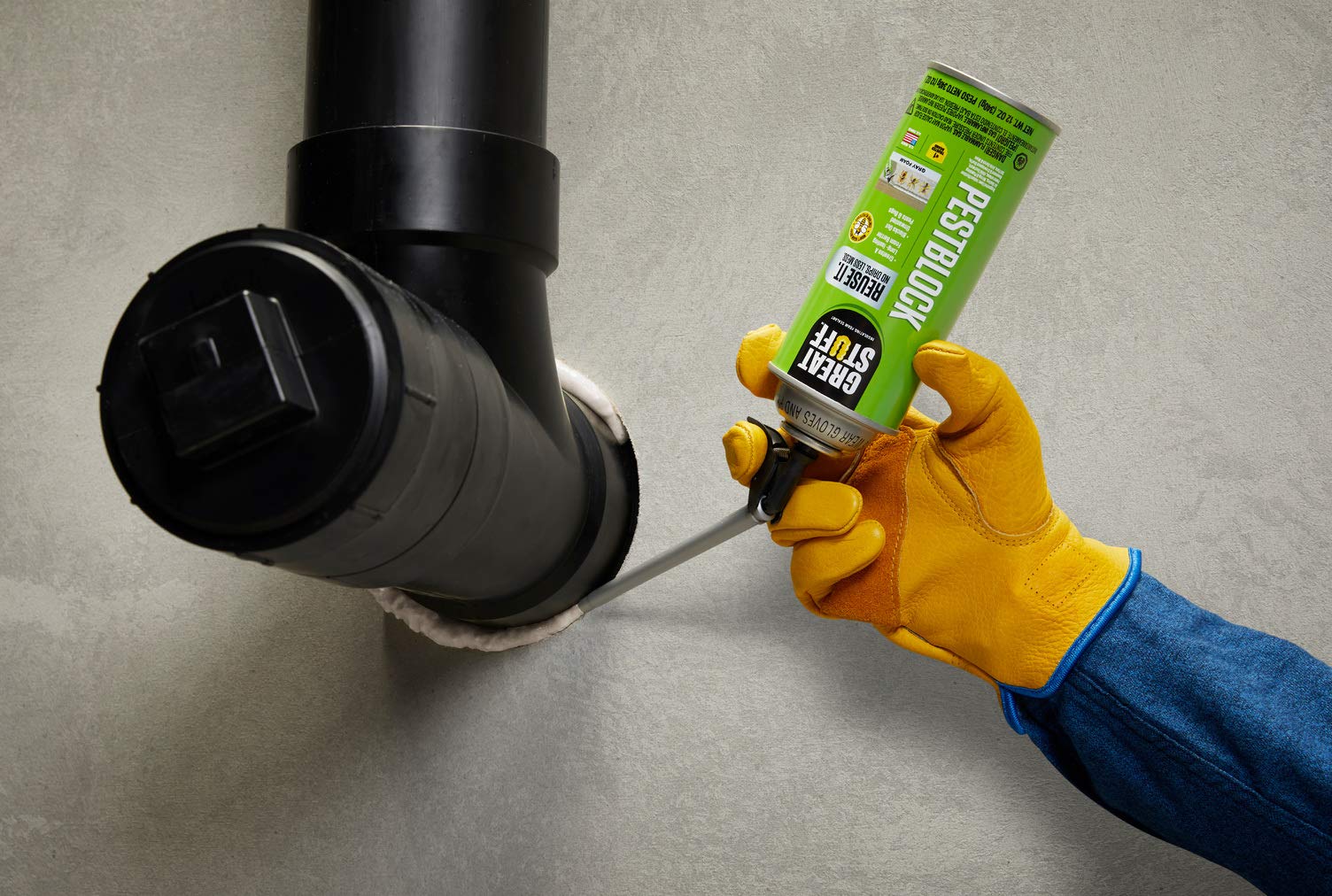 Great Stuff 99108240 2-Pack Smart Dispenser Foam Sealant, Gray – Perfect for Air Sealing Gaps, Cracks & Insulation in Homes, Walls & Windows