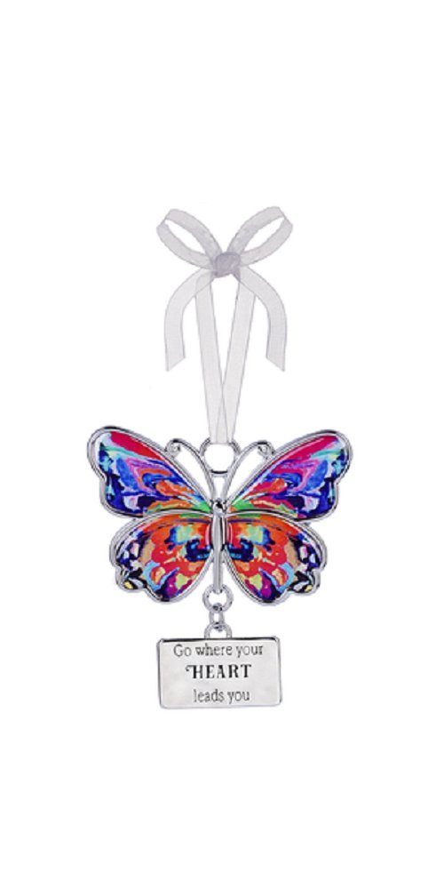 Ganz Home Garden of Wishes Heart Ornament - Handcrafted Resin Figurine for Home Decor, Gift Giving & Garden Accents | Perfect for Valentine's Day, Weddings & Special Occasions