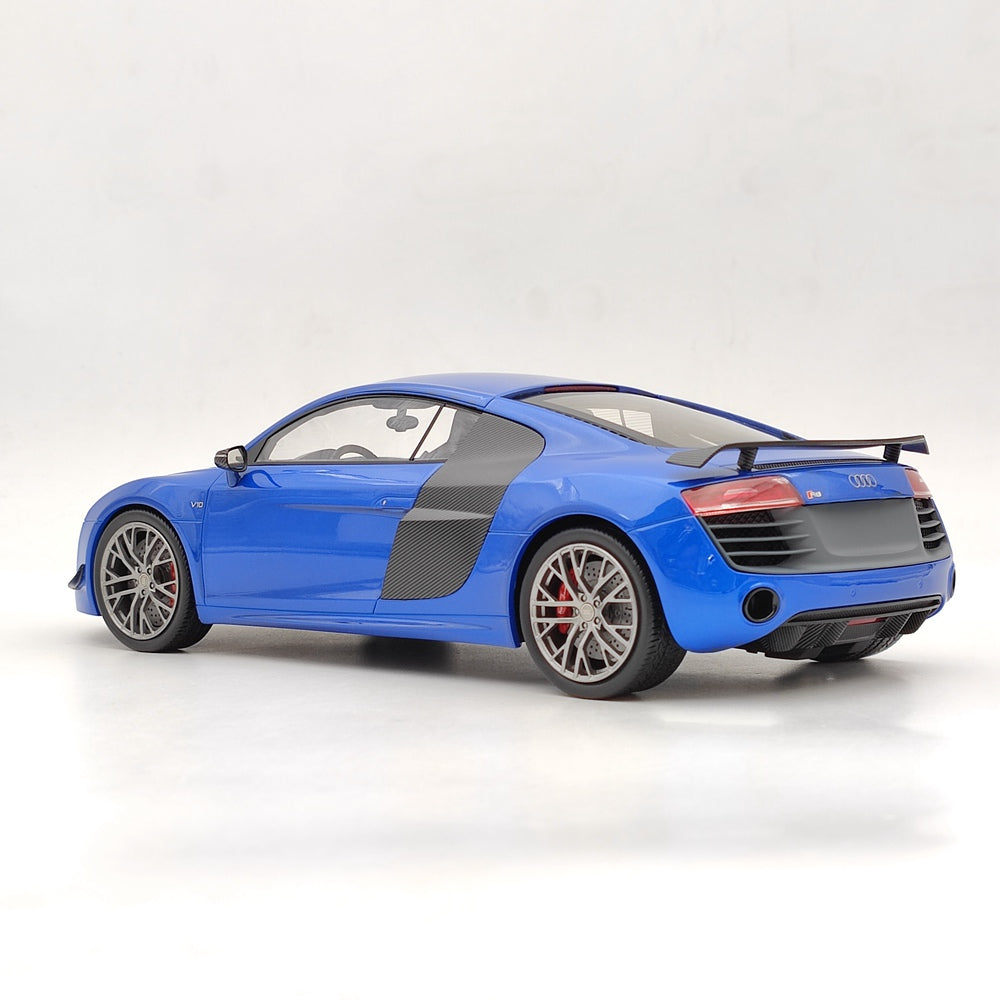 1/18 Scale Audi R8 LMX 2014 Limited Edition Blue Resin Model Car - DNA Collectibles DNA000031 - Perfect for Car Enthusiasts, Collectors & Home/Office Display