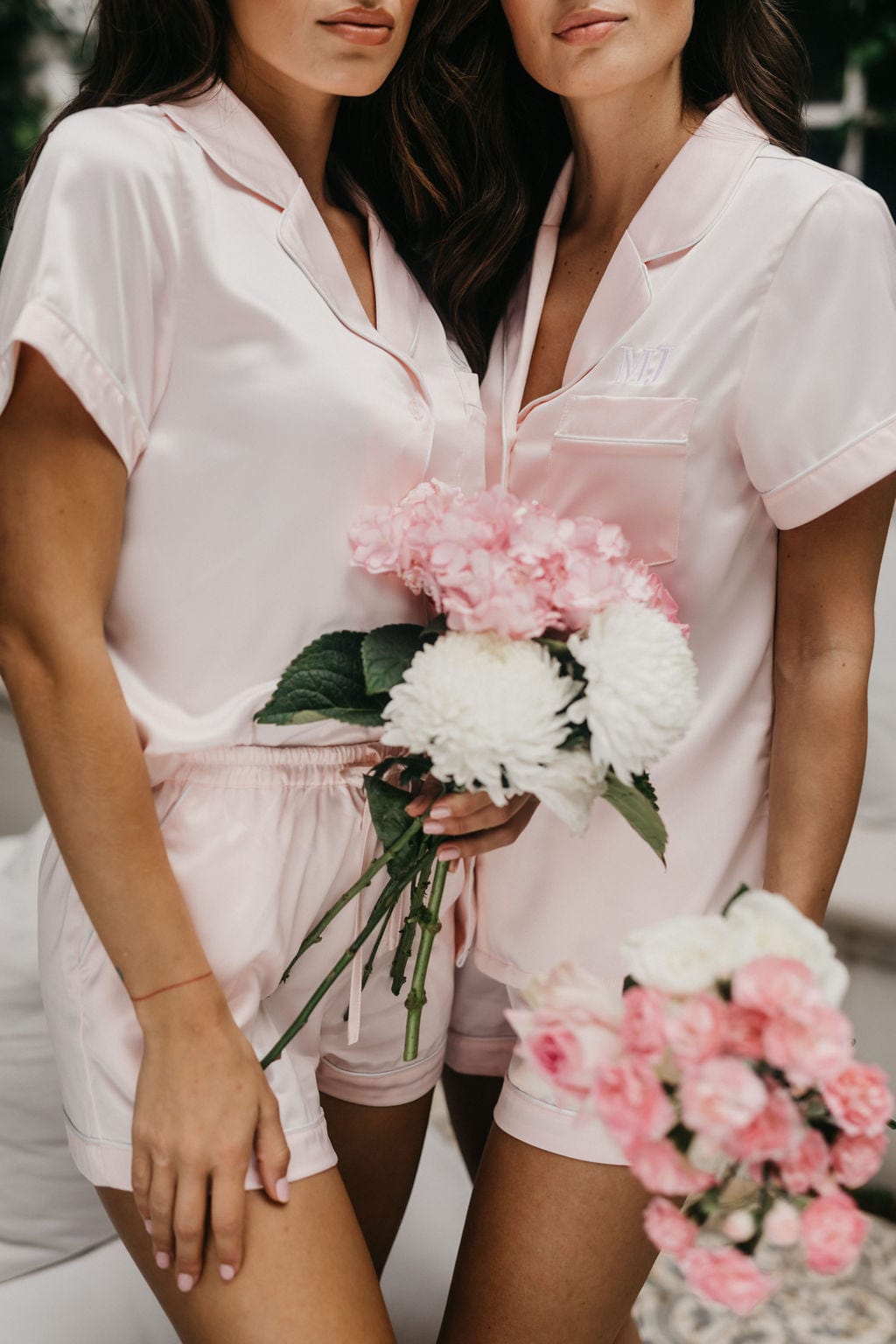 Macie Satin Sleep Set - Luxurious Women's Pajama Set with Soft Satin Fabric, Comfortable Sleepwear for Nightwear & Lounge Wear - Perfect for Relaxing at Home, Gift for Her, Bridal Shower or Anniversary