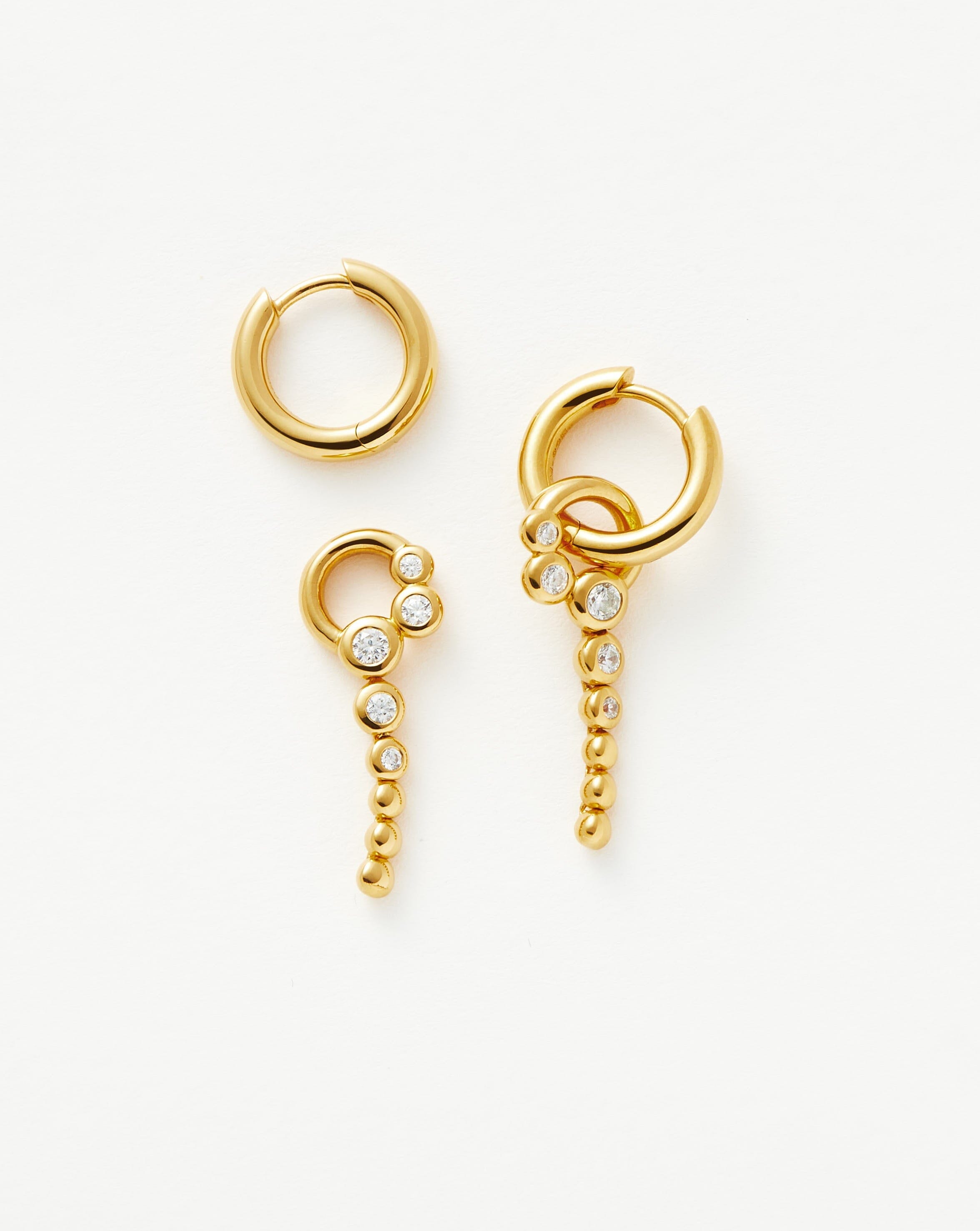 Beaded Stone Hoop Earrings for Women - Handmade Bohemian Jewelry with Natural Gemstones | Perfect for Parties, Weddings & Everyday Wear