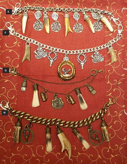 Alpen Schatz™ Traditional Bavarian Charivari for Lederhosen - Authentic German Oktoberfest Accessory for Men's Leather Pants | Perfect for Oktoberfest, Costume Parties & Cultural Events