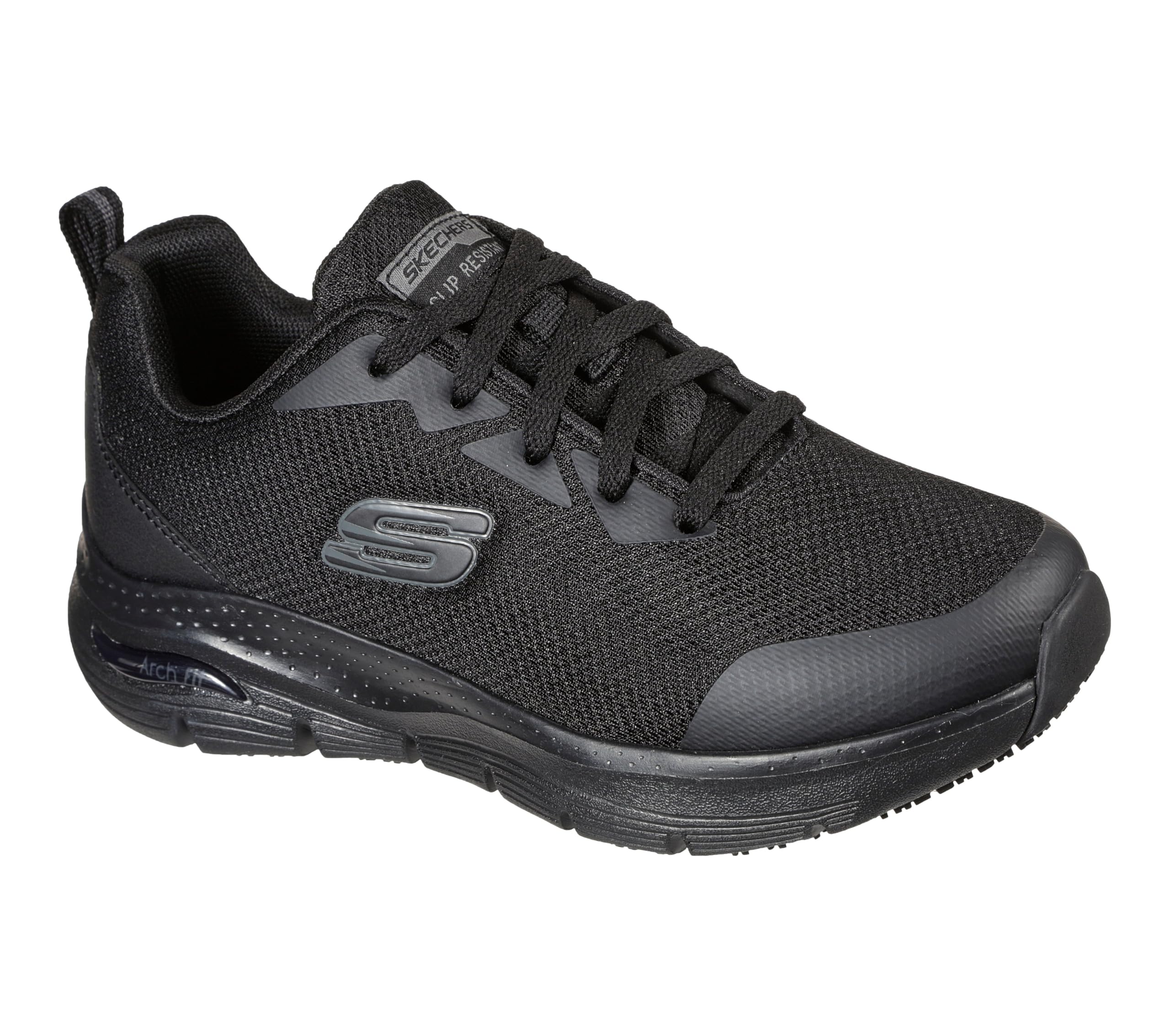 Skechers Women's Arch Fit Athletic Shoes - Comfortable Lace-Up Sneakers for Healthcare Professionals & Nurses - Ideal for Long Shifts, Walking & Standing All Day