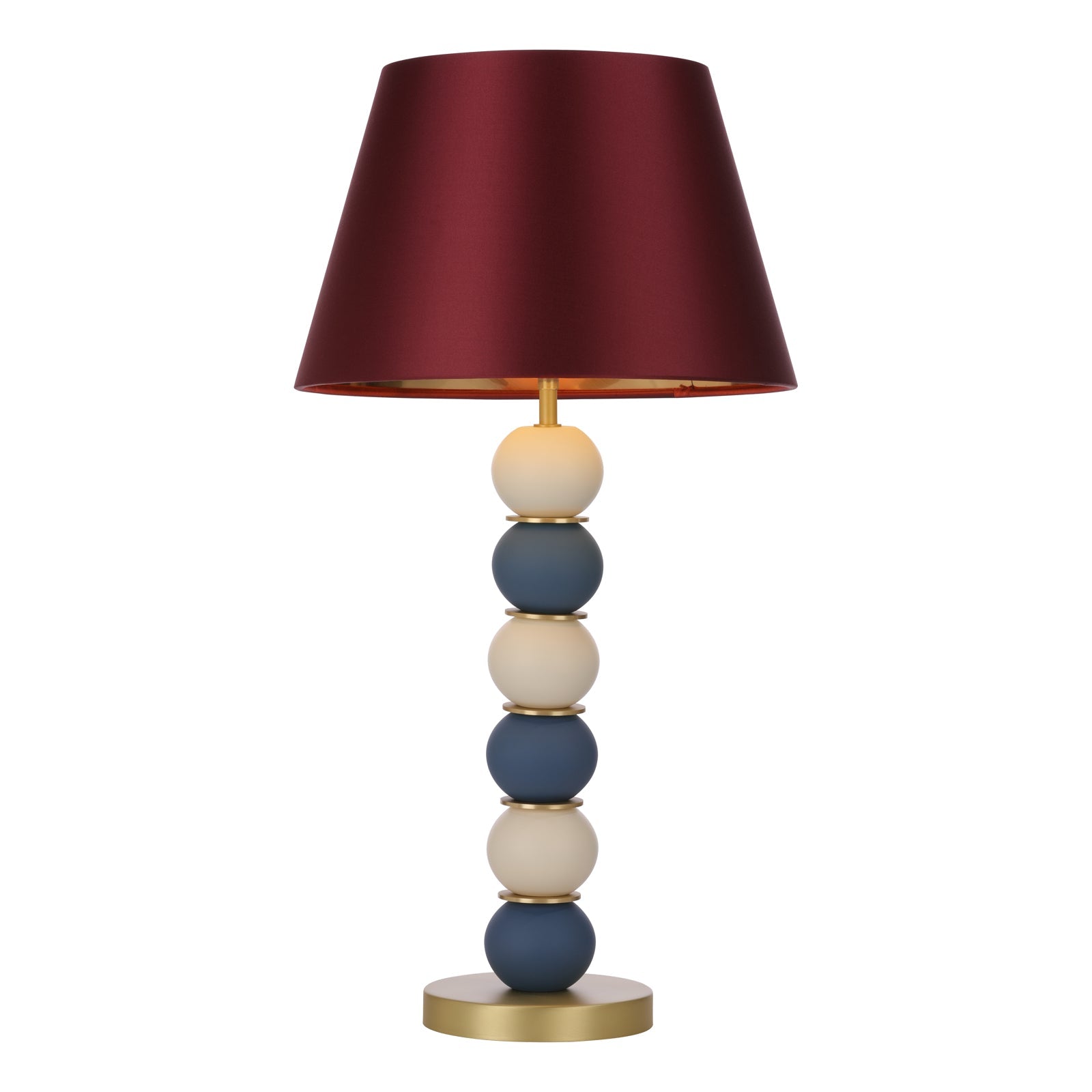 Bobble Table Lamp - Modern E27 Base Desk Light in Multiple Finishes - Perfect for Bedroom, Living Room & Office Decor