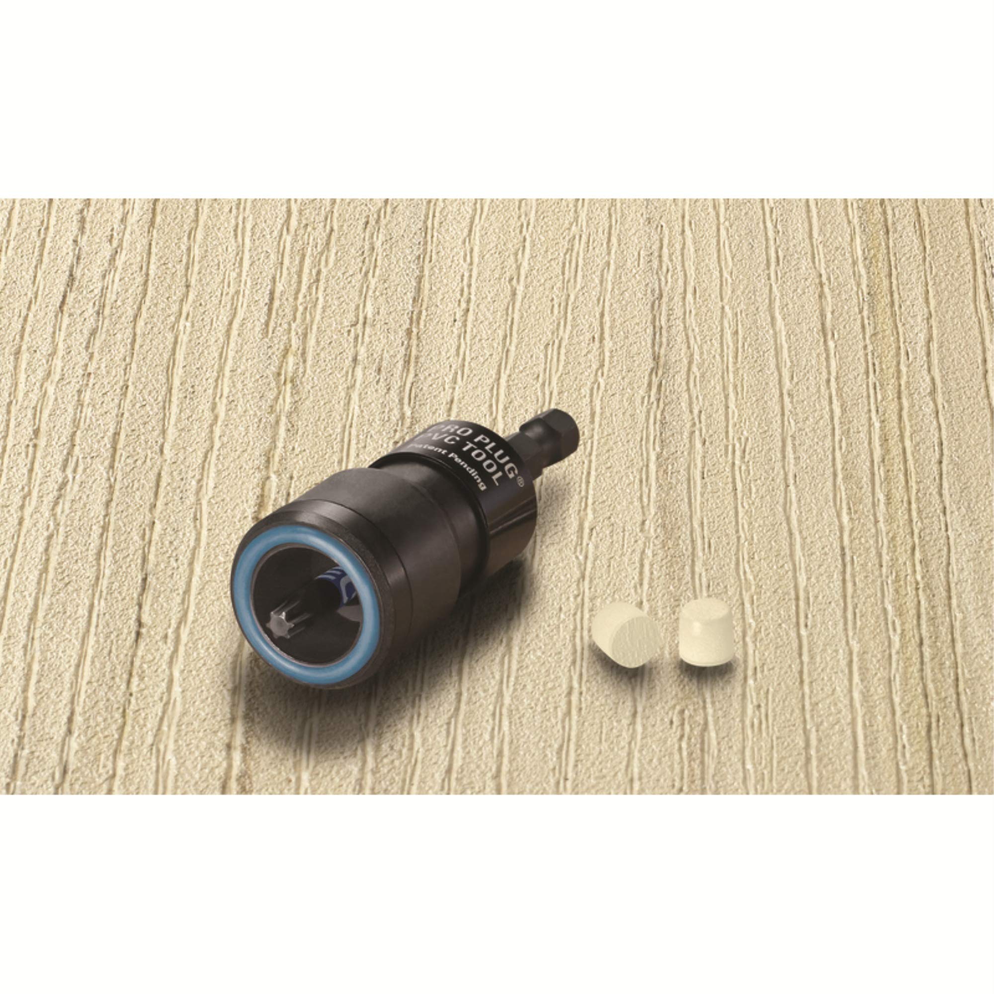 Pro Plug PVC Plugs & Tool Kit for Azek Hazelwood Decking - 375 Plugs Covers 100 sq ft | Durable Deck Fastener Solution | Perfect for Outdoor Deck Repair & Construction Projects