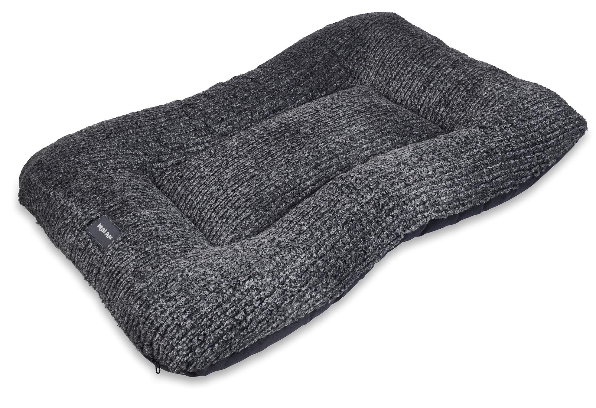 West Paw Heyday Dog Bed - Super Durable Microsuede Pet Bed for Large & Small Dogs | Easy to Clean, Machine Washable | Made in USA | Perfect for Living Room, Bedroom & Crate Comfort