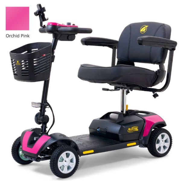Golden Technologies Buzzaround XL 4-Wheel Mobility Scooter for Adults - Lightweight Electric Scooter with Comfortable Seat & Long Battery Life - Ideal for Shopping, Travel & Outdoor Activities
