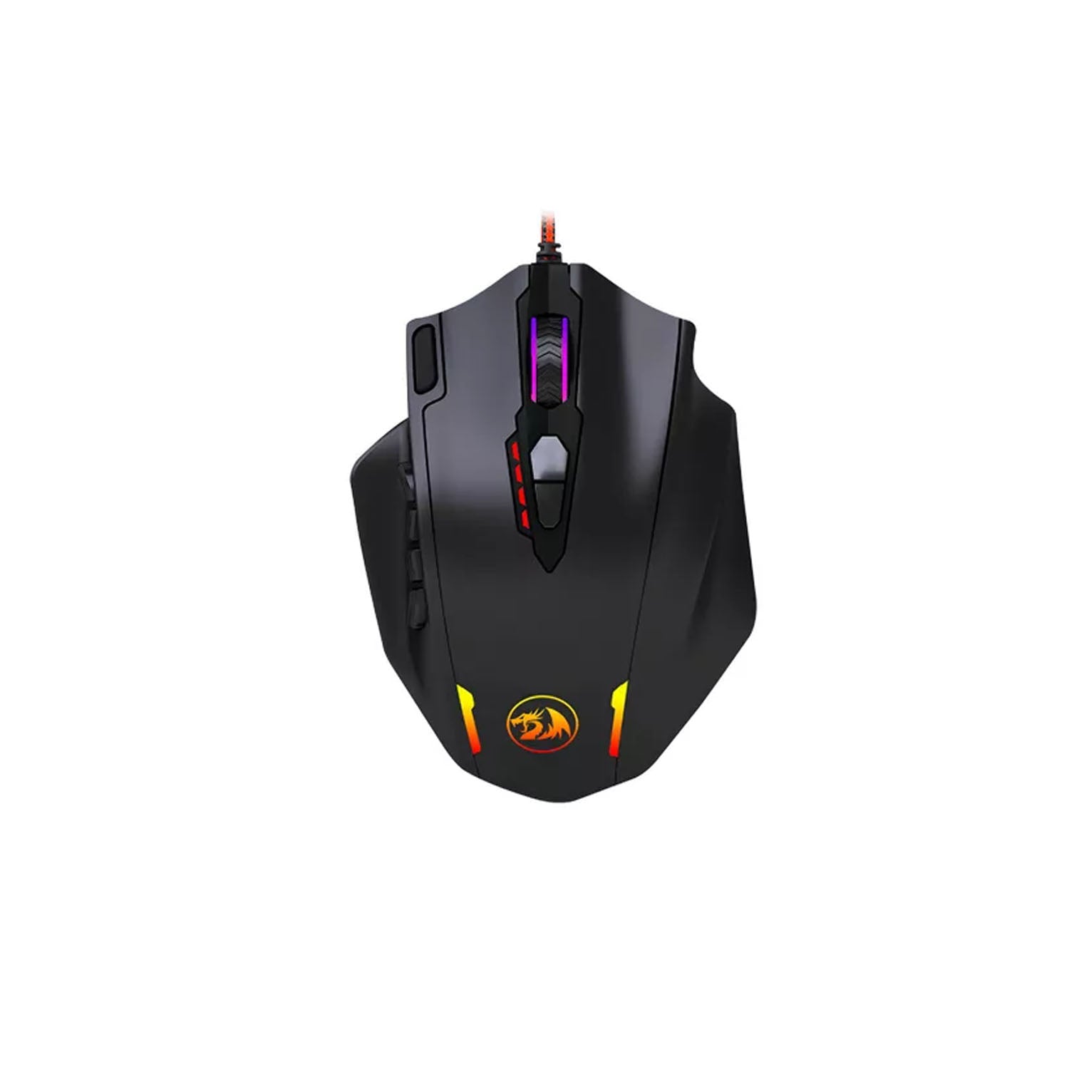 Redragon IMPACT M908 Wired Gaming Mouse with 12,400 DPI, 11 Programmable Buttons - Perfect for FPS, MOBA & MMO Games