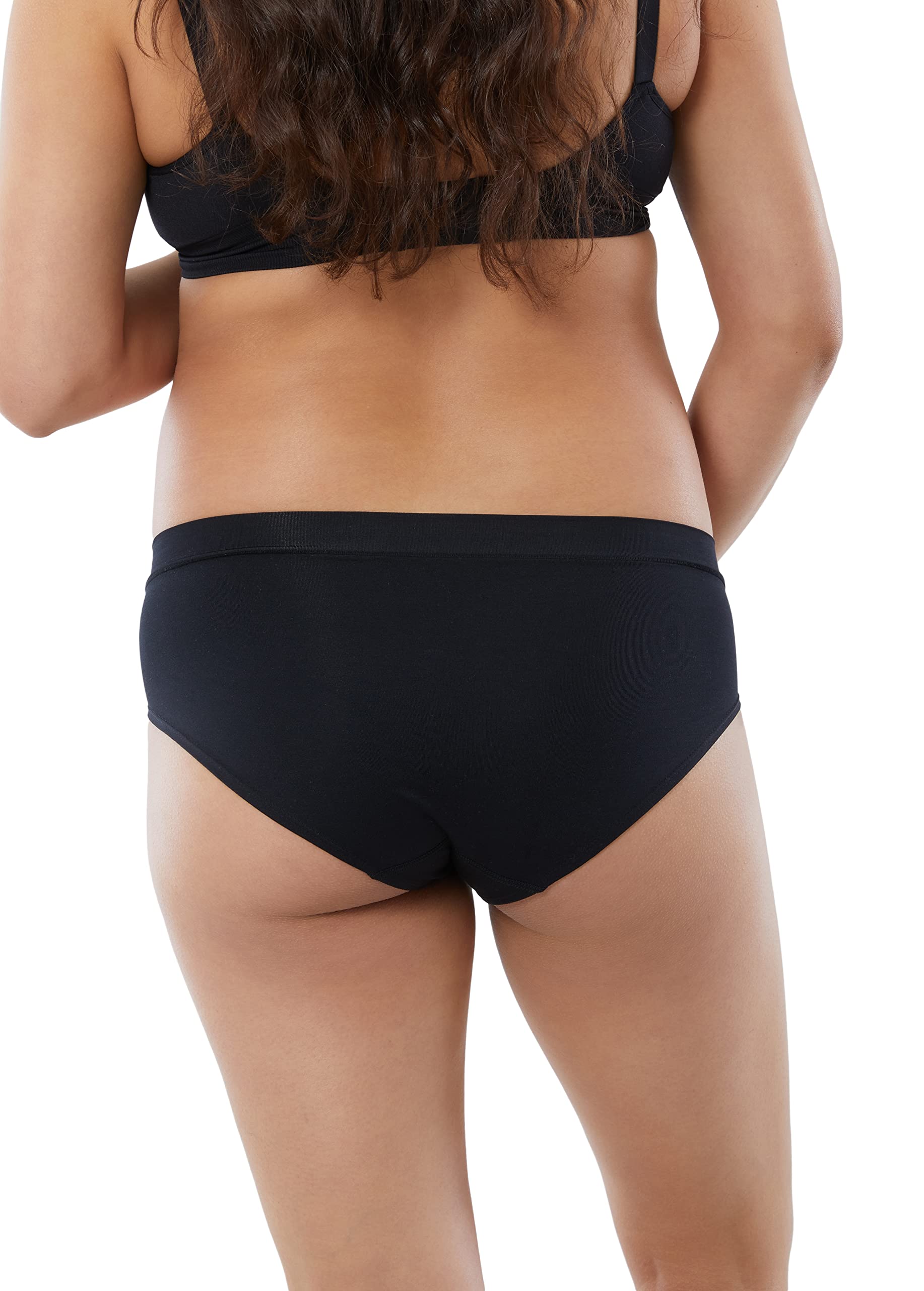 Ingrid & Isabel Basics Seamless Maternity Underwear 3-Pack - Soft Under Belly Fit for Pregnancy Comfort - Perfect for Everyday Wear, Work & Sleep