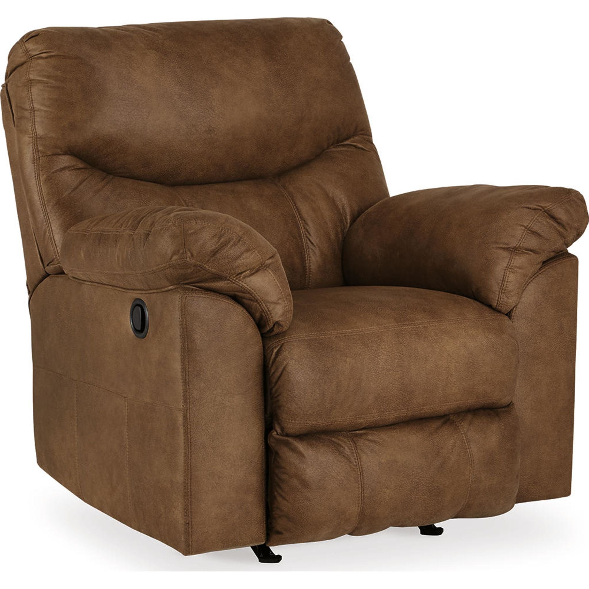 Boxberg Rocker Recliner Chair with Bark Fabric - Comfortable Rocking Recliner for Living Room, Nursery, or Bedroom - Perfect for Relaxing, Nursing, or Reading