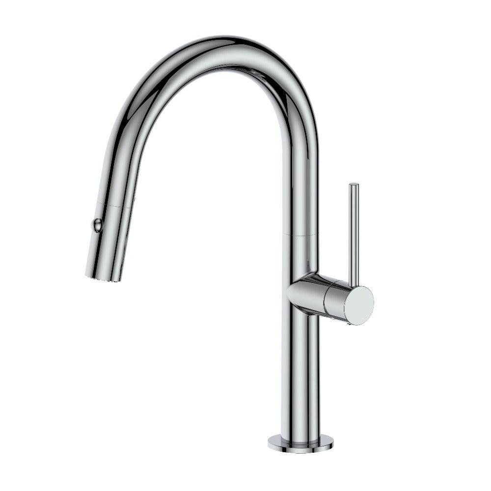 ZLINE Voltaire Pull Down Single Handle Chrome Kitchen Faucet - Modern Design for Easy Cooking & Dishwashing | Perfect for Home Kitchens & Restaurants