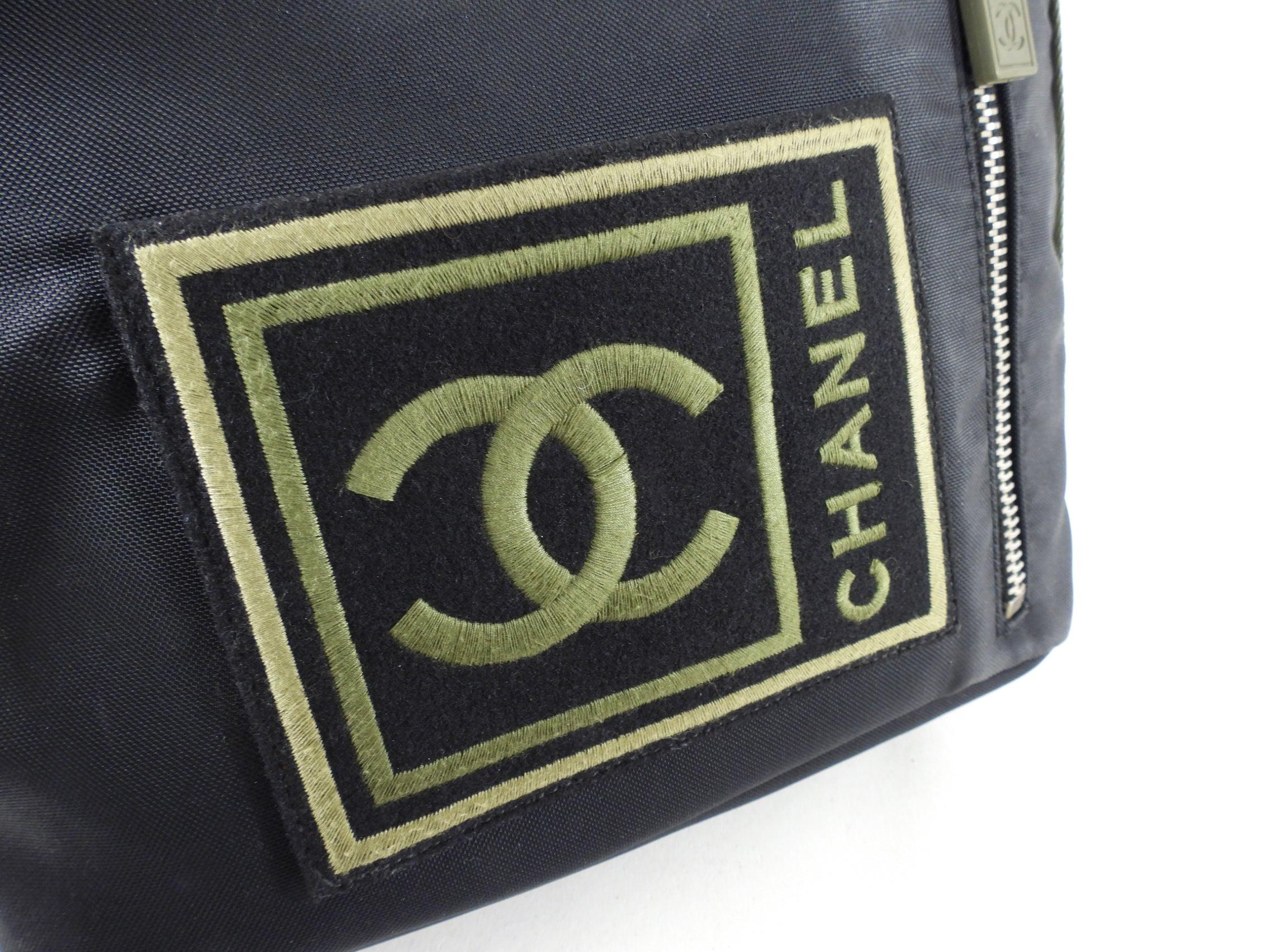 Chanel Sport Nylon Crossbody Messenger Bag for Women - Lightweight Shoulder Bag with Adjustable Strap, Perfect for Gym, Travel & Everyday Use