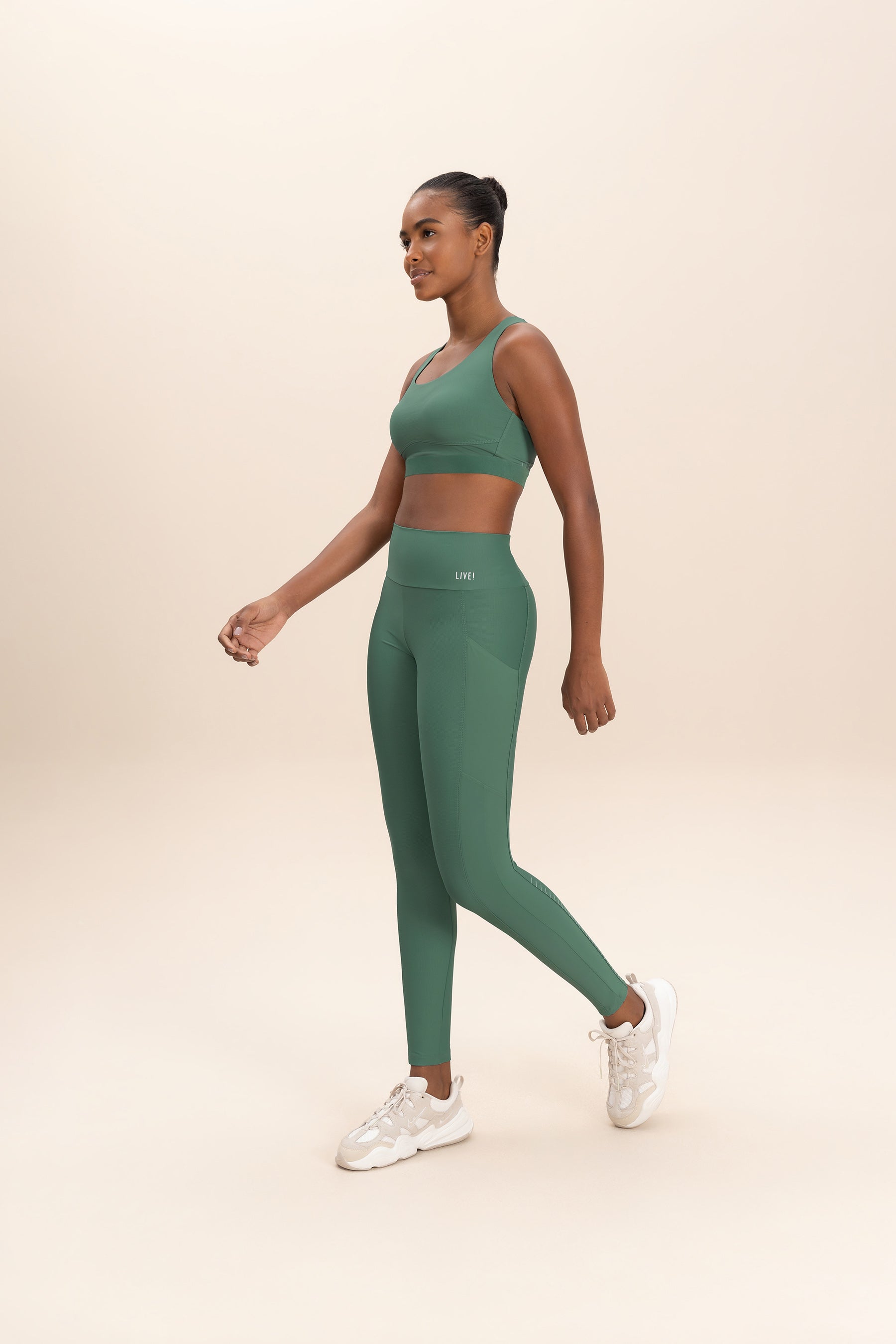 Reflex Speed Pea Sports Bra for Women - High Impact Workout, Running, Yoga & Gym - Moisture Wicking & Breathable Activewear Top