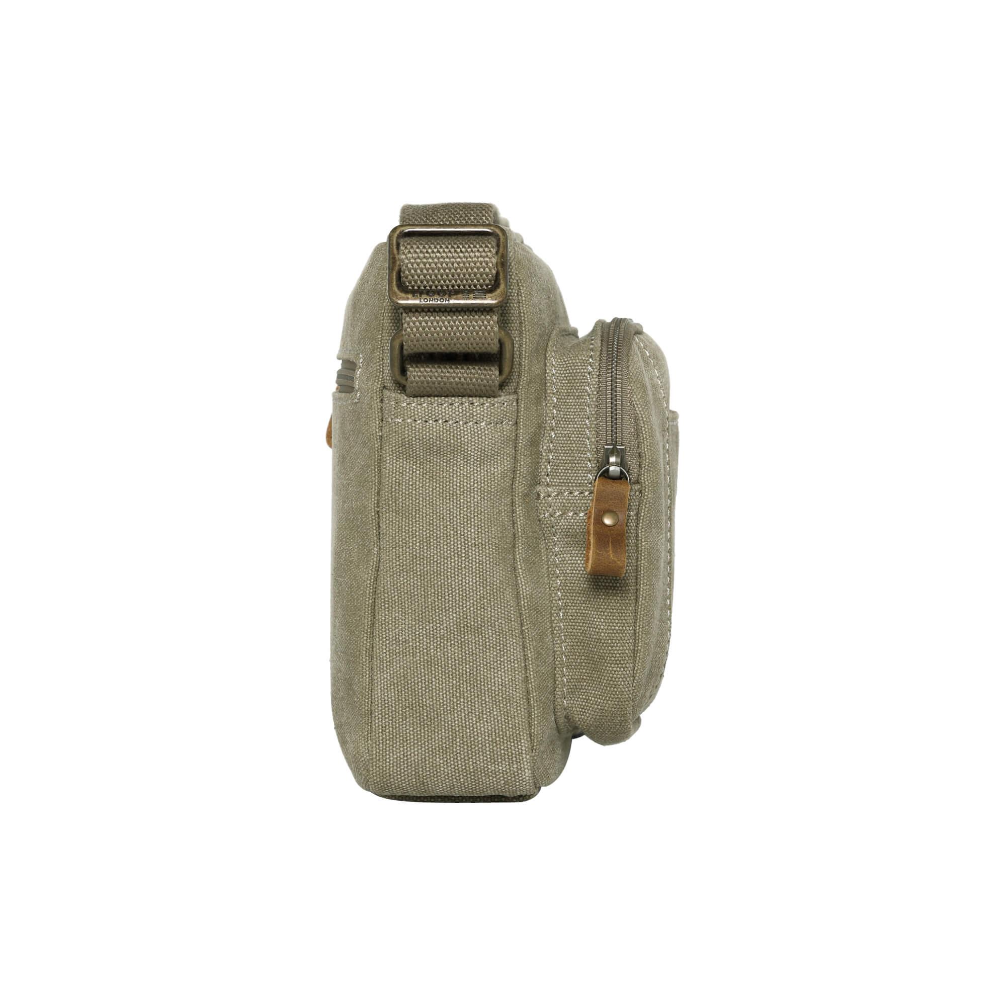 Troop London Classic Canvas Crossbody Bag for Women & Men - Stylish & Durable Shoulder Bag for Travel, Work & Everyday Use