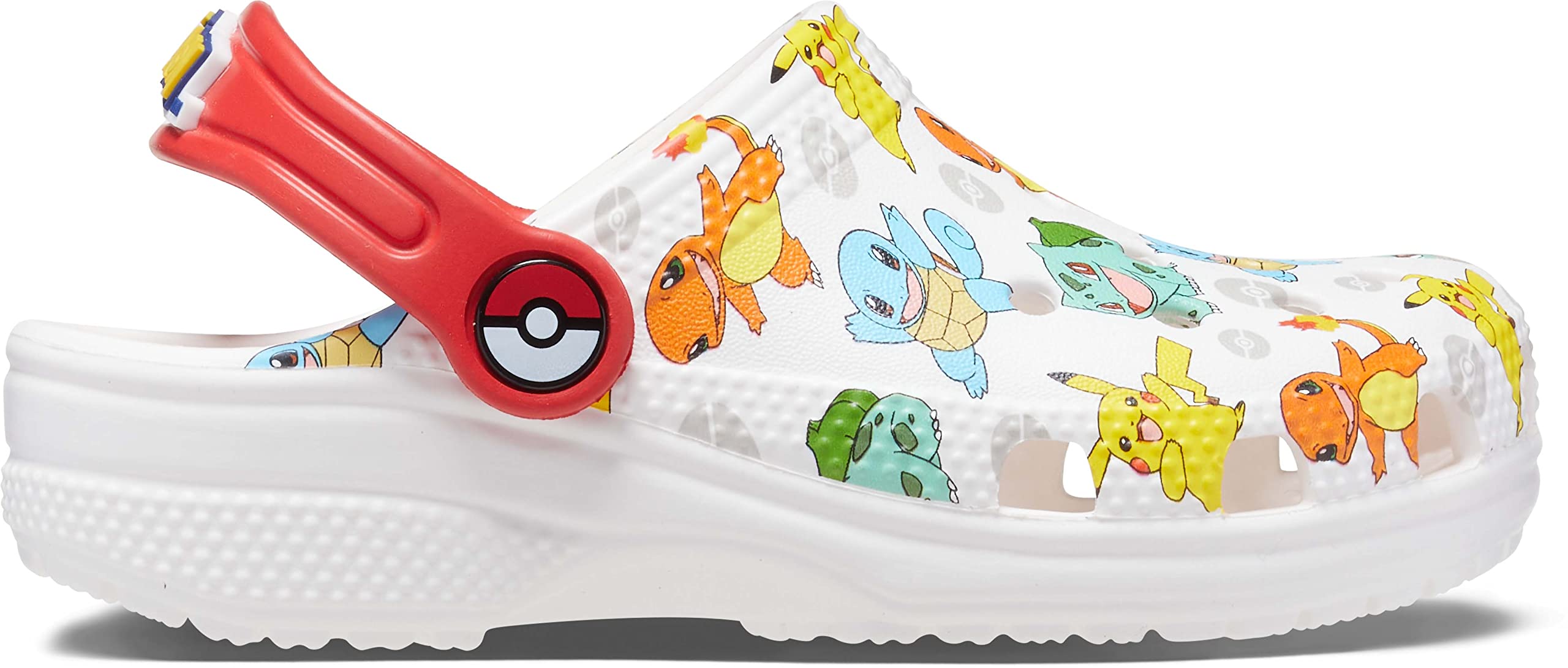 Crocs Unisex-Child Pikachu Classic Pokemon Clog Kids Water Shoes - Lightweight & Comfortable for Boys & Girls - Perfect for Beach, Pool, and Outdoor Play