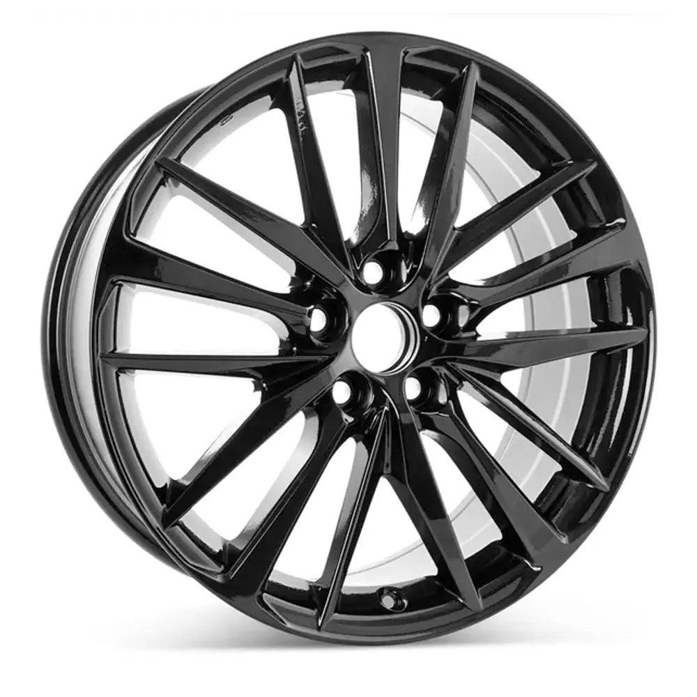 19 Inch Toyota Camry Wheel Replacement - Machined Black Replica Rim 75222 4261106E20 | Perfect for Car Upgrades, Custom Builds & Off-Road Adventures