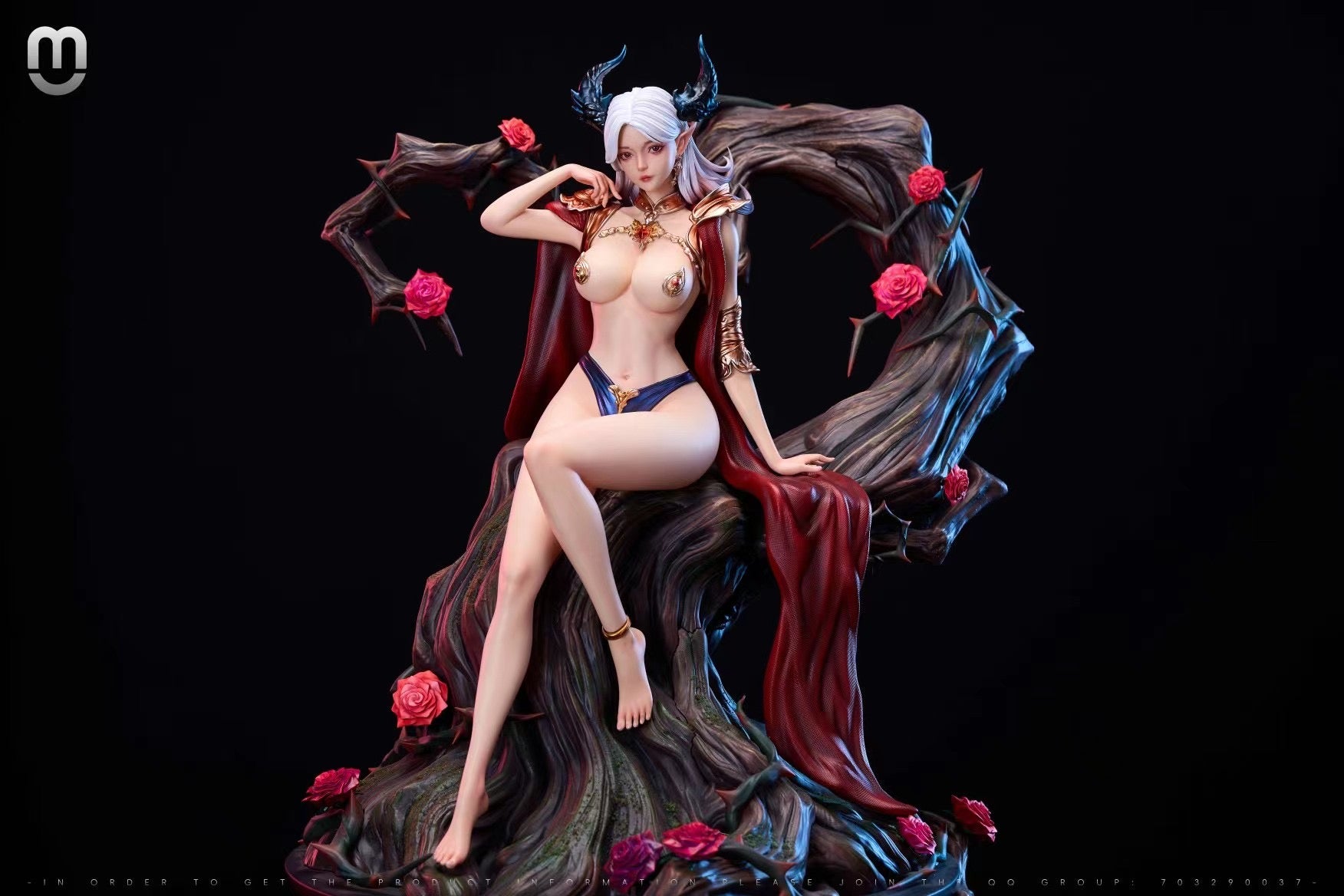 MU Studio Flame Demon Judy OC - Anime Figure Collectible for Display & Cosplay | Perfect for Anime Fans & Home Decor