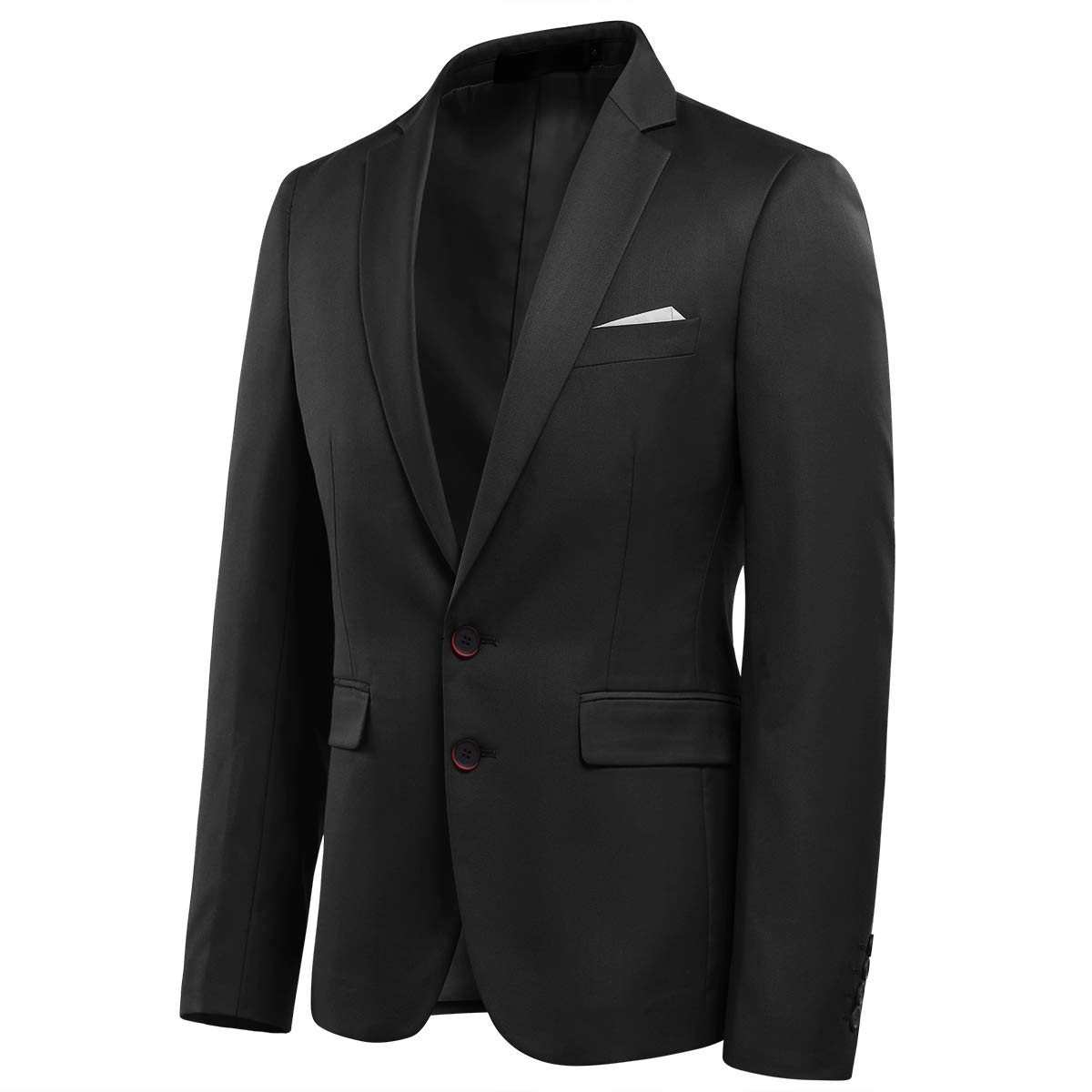 Slim Fit Men's Blazer - Formal Business & Wedding Suit Jacket for Office & Events