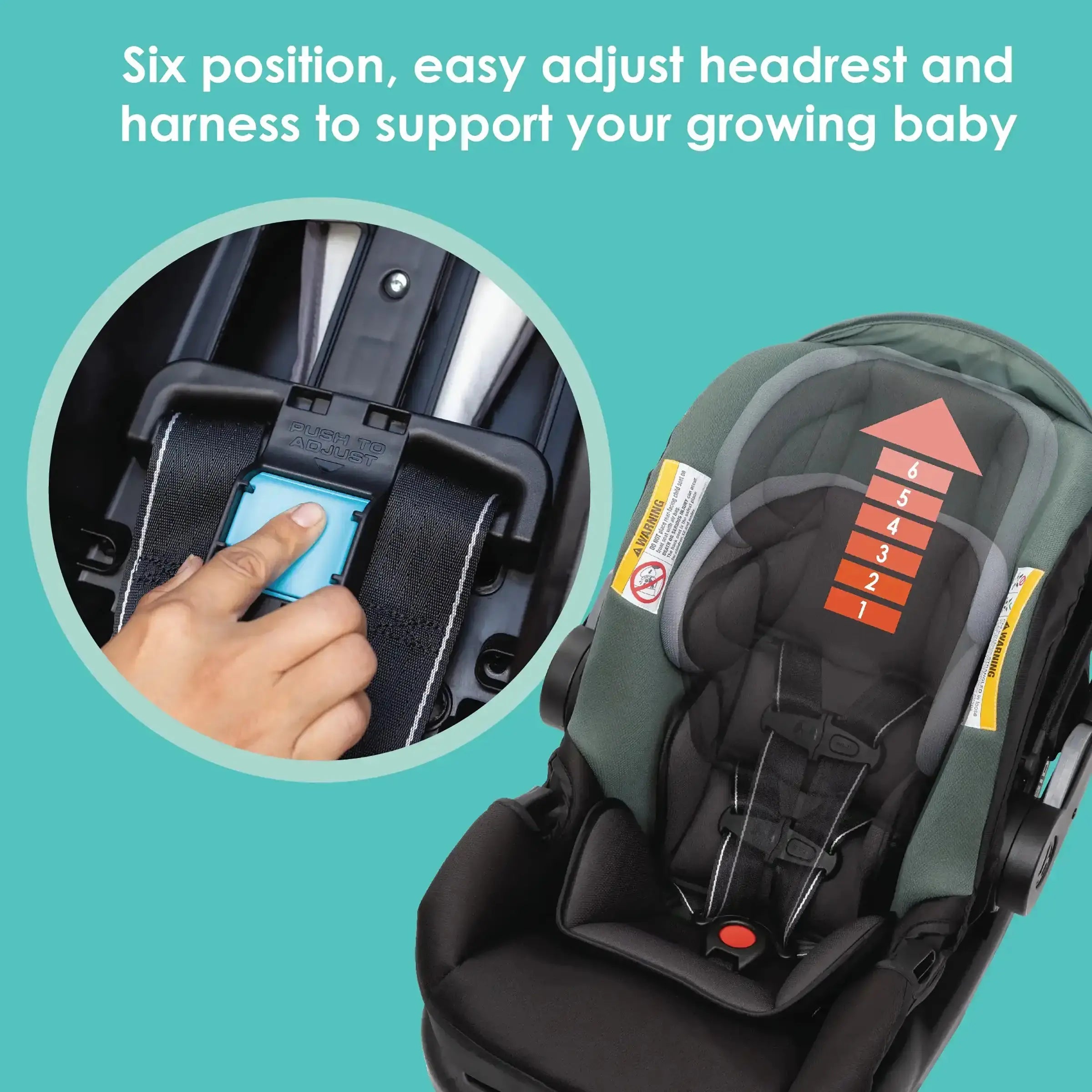 EZ Ride SE Stroller Travel System with Secure Lift Infant Car Seat - Lightweight Baby Stroller & Car Seat Combo for Newborns to Toddlers - Perfect for Travel, Shopping & Daily Outings