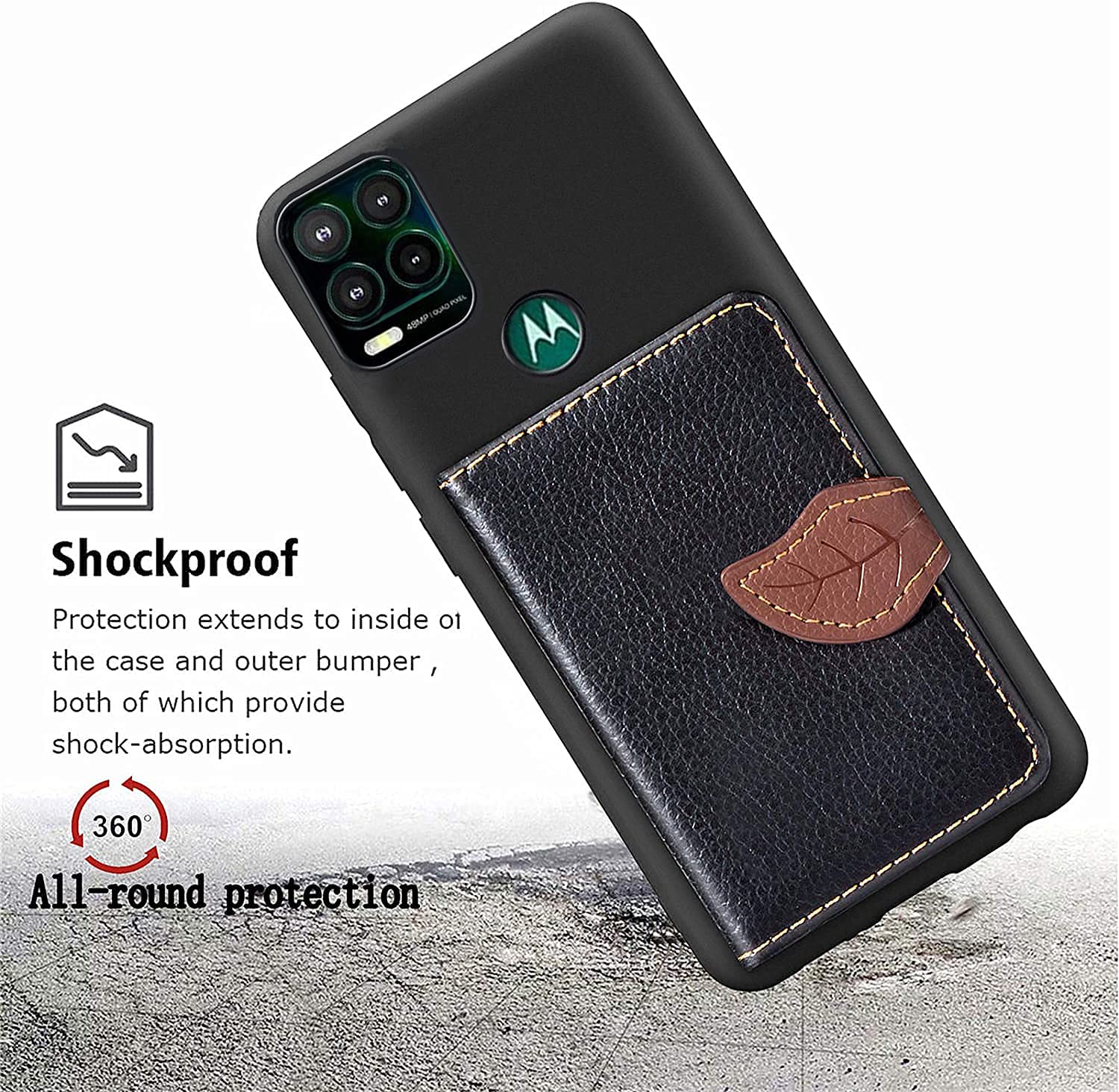 Premium Leather Wallet Case for Motorola Moto G Stylus 5G (2021) - Slim Protective Cover with Card Holder & Kickstand | Shockproof Credit Card Slot Design | Perfect for Women & Girls (Green) | Ideal for Daily Use, Travel & Business Meetings