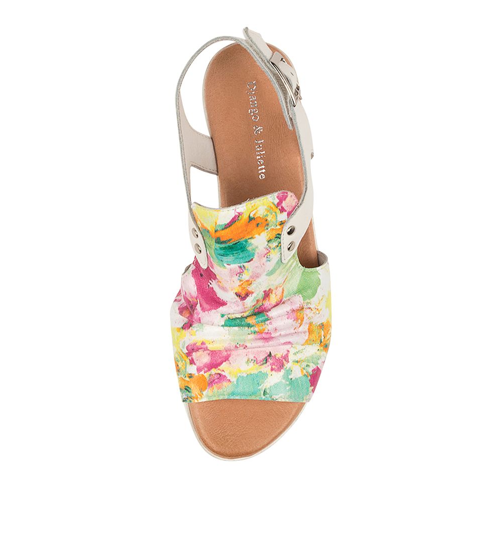 Django & Juliette Madis Tropical Print Dress - Women's Floral Summer Dress for Beach Vacation & Casual Outings