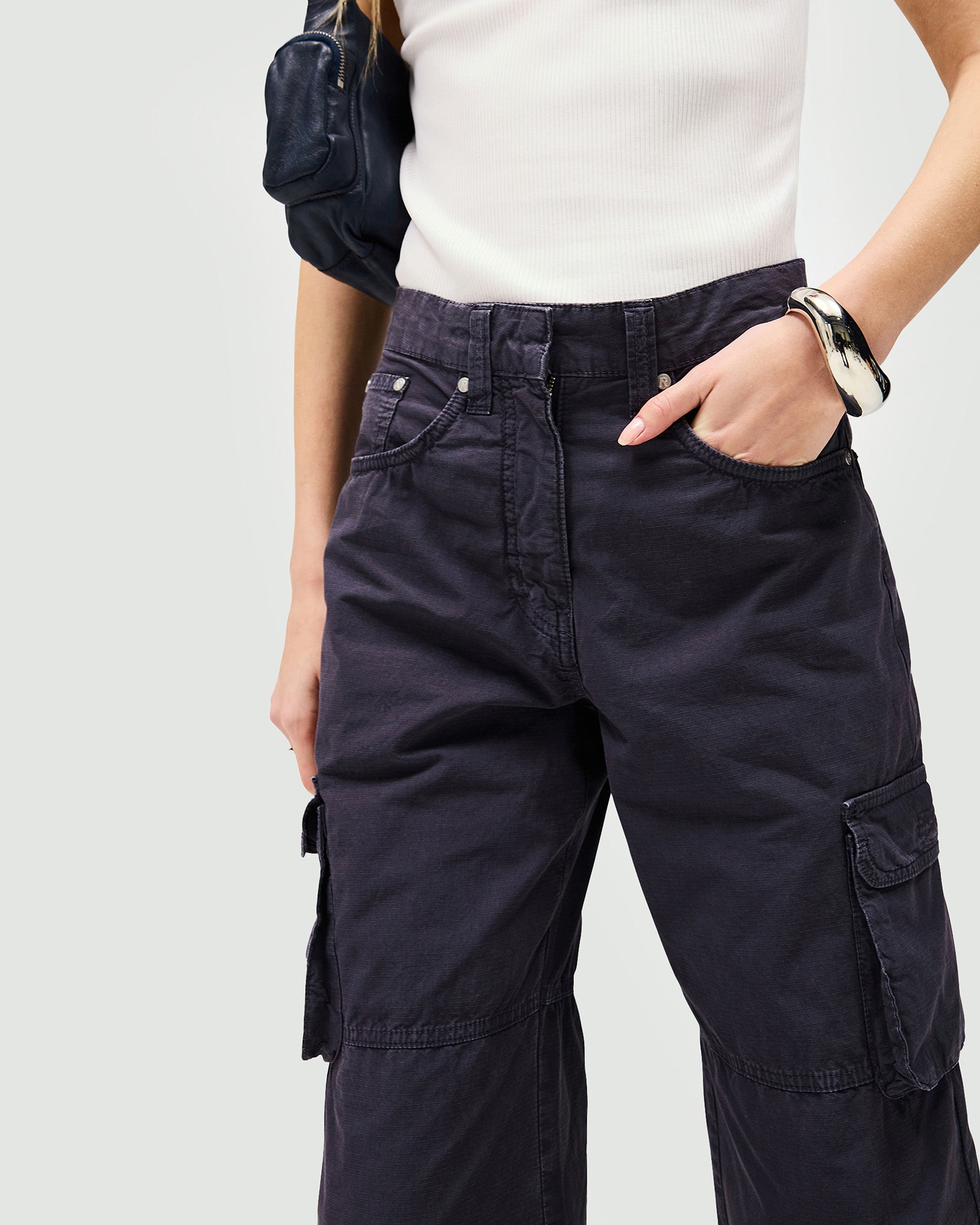 Fender Cargo Pants for Men - Durable Steel Blue Work Pants with Multiple Pockets | Perfect for Outdoor Activities, Hiking, and Casual Wear