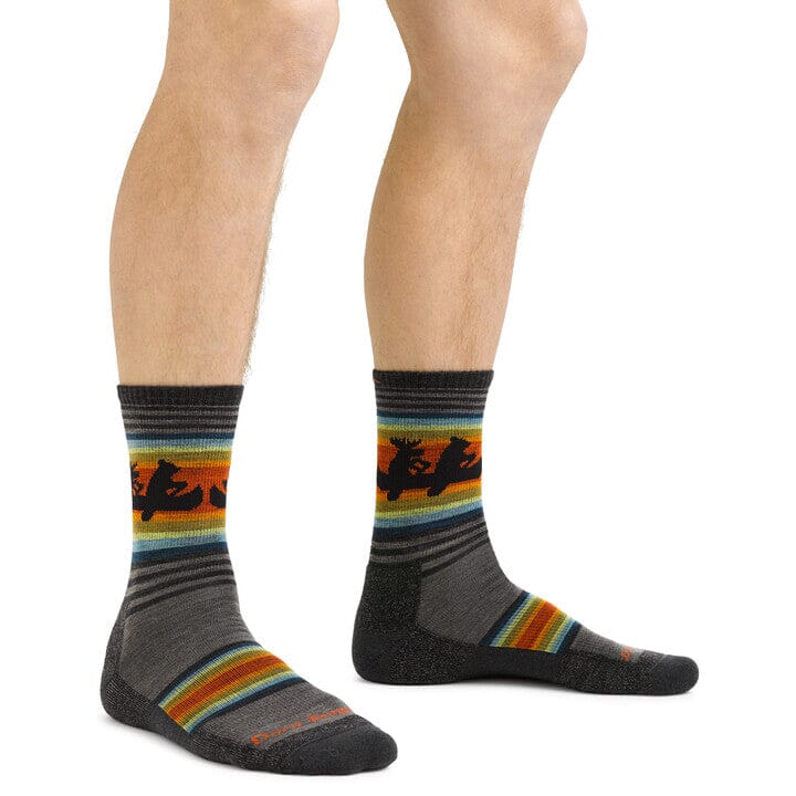 Darn Tough Willoughby Micro Crew Lightweight Hiking Socks for Men - Moisture-Wicking & Cushioned for All-Day Comfort - Perfect for Hiking, Backpacking & Outdoor Adventures