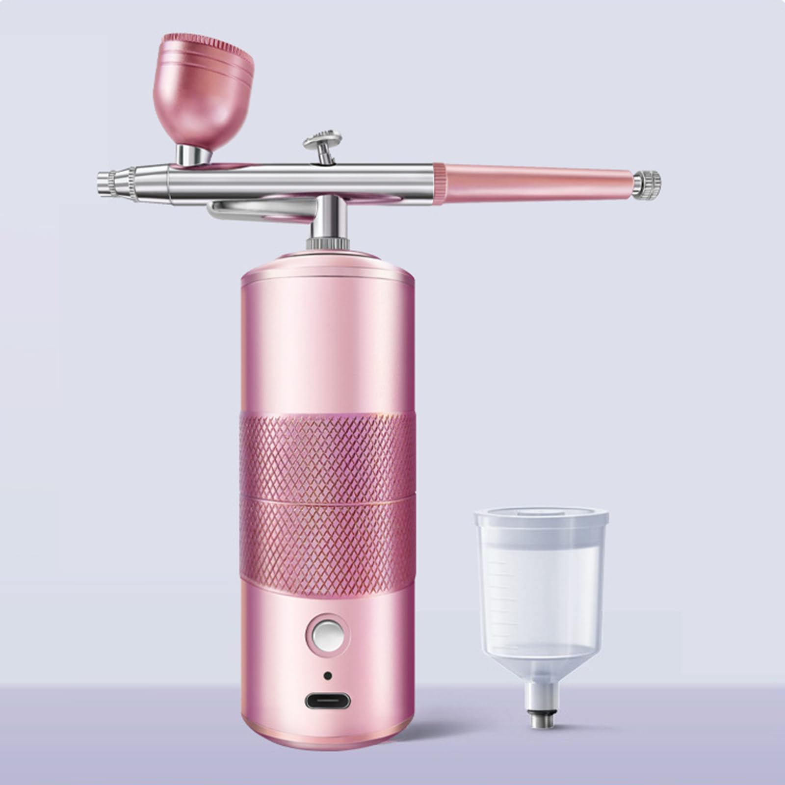 Portable Rechargeable Wireless Double Action Airbrush Kit with Compressor - For Face Makeup, Nail Art & Craft Projects | Perfect for Home Beauty, Professional Salon & DIY Cosmetics